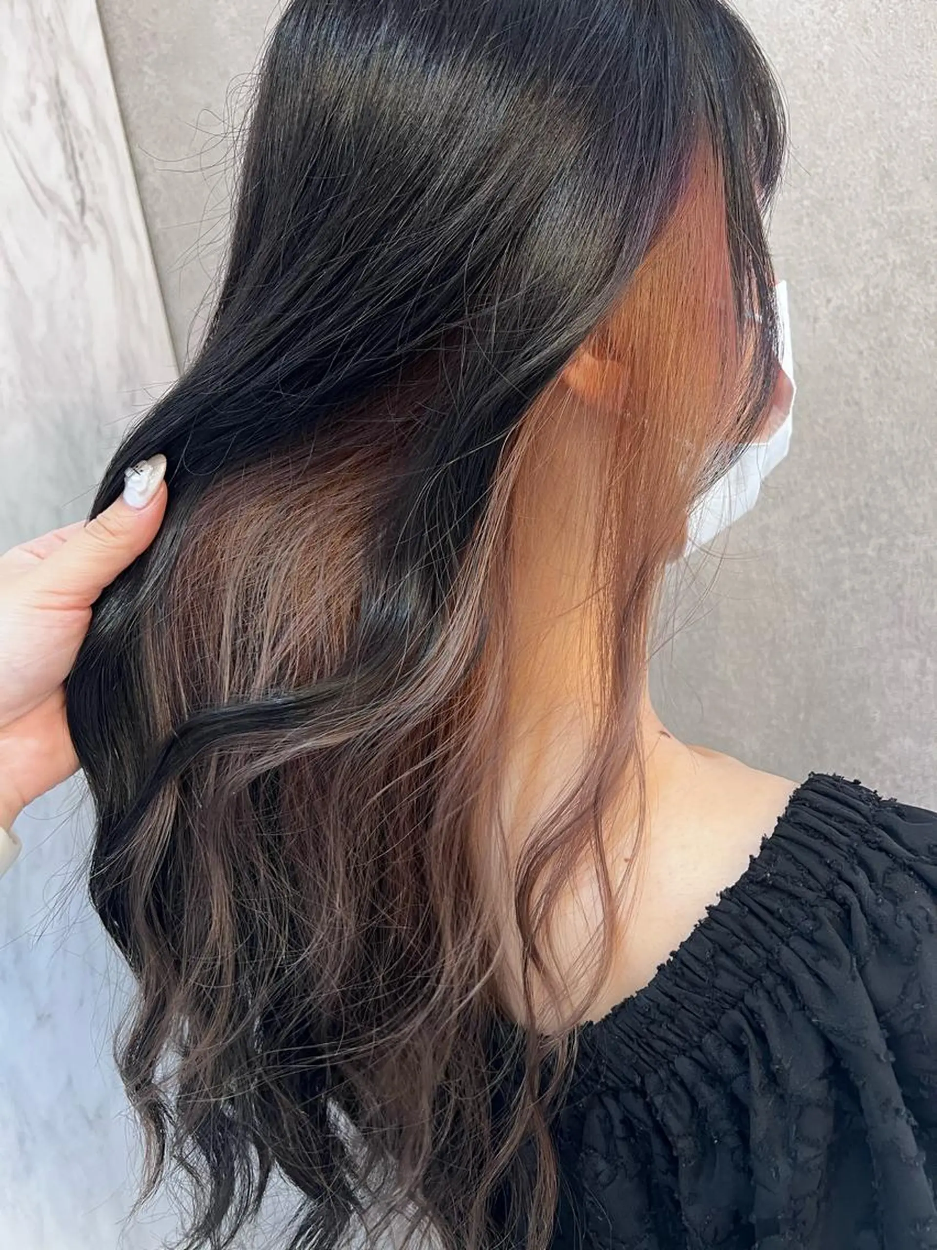 ロング 韓国風ヘア ヘアカラー トリートメント 🎀しゅな/韓国 レイヤー/透明感♡のヘアスタイル