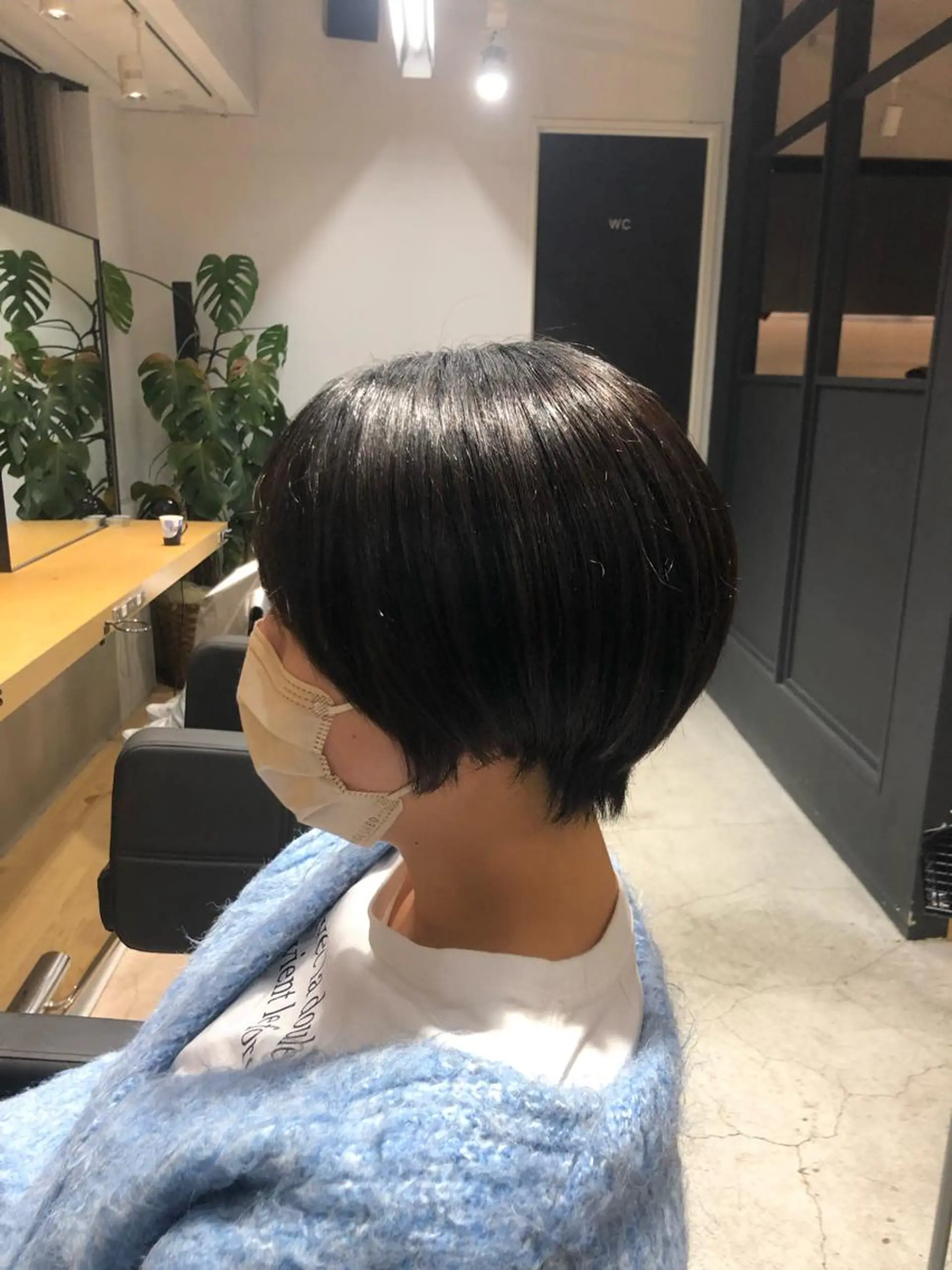 ショート カラー パーマ デザインカラー インナーカラー 髪質改善 ショートヘア 縮毛矯正 カット ヘアカラー トリートメント ✨髪質改善ストレート ×ミニボブ✨萩原　翼のヘアスタイル