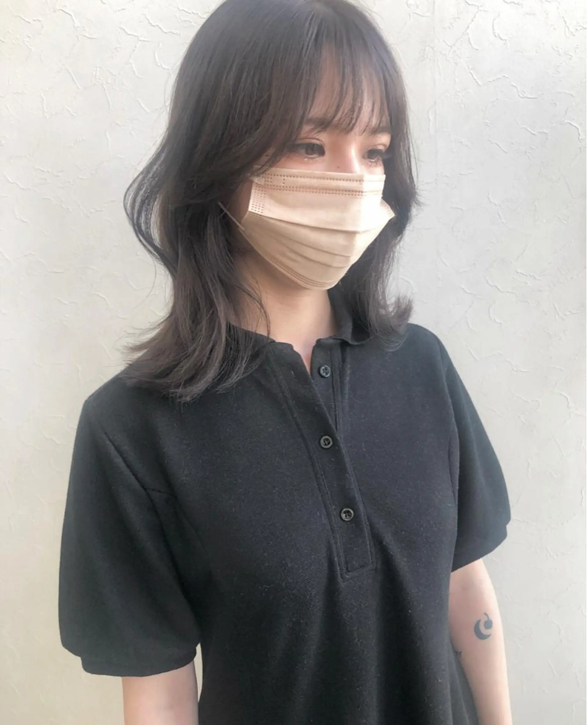 ミディアム カラー nakahara madokaのヘアスタイル