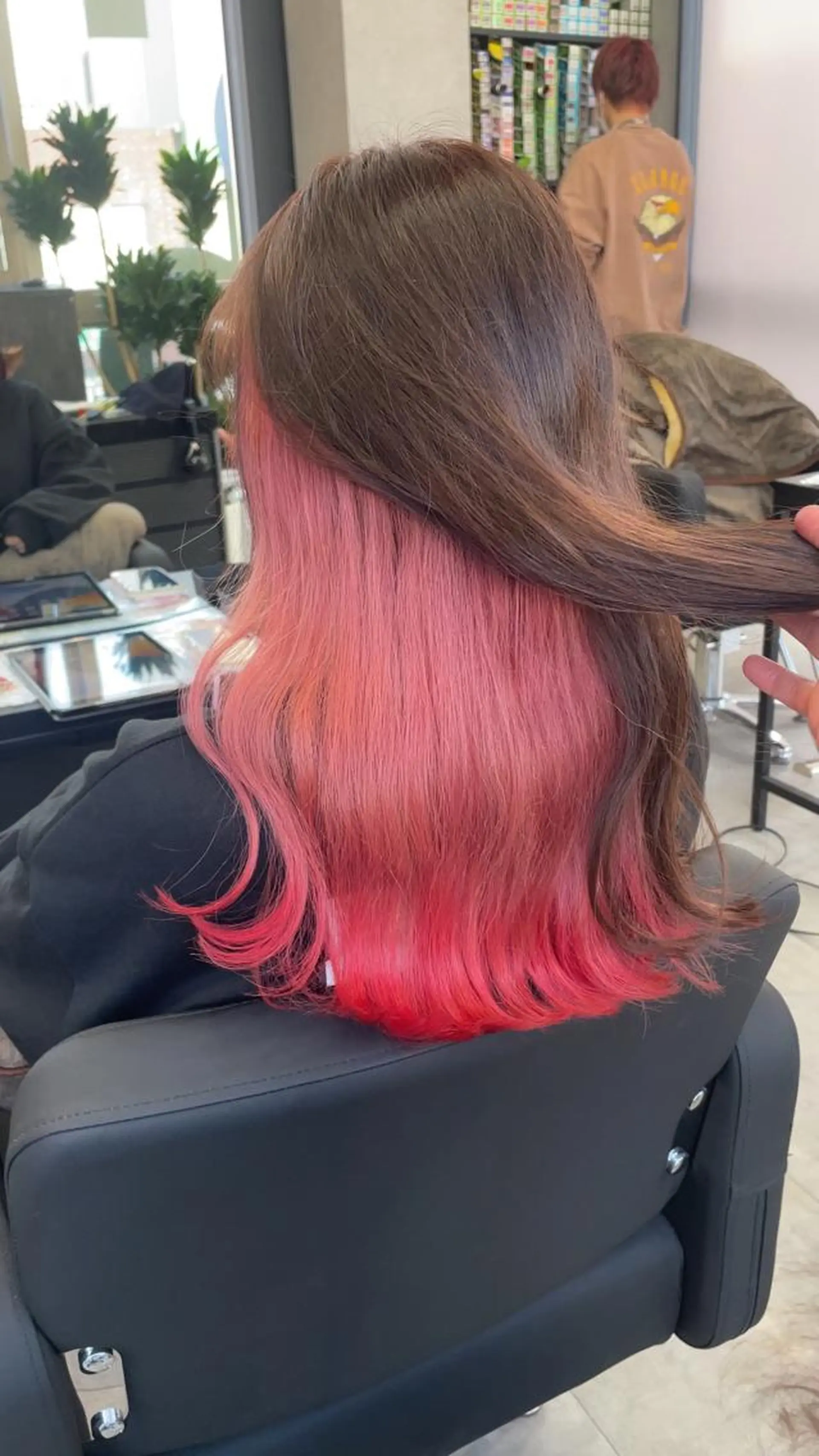 セミロング カラー 朝倉 海斗のヘアスタイル