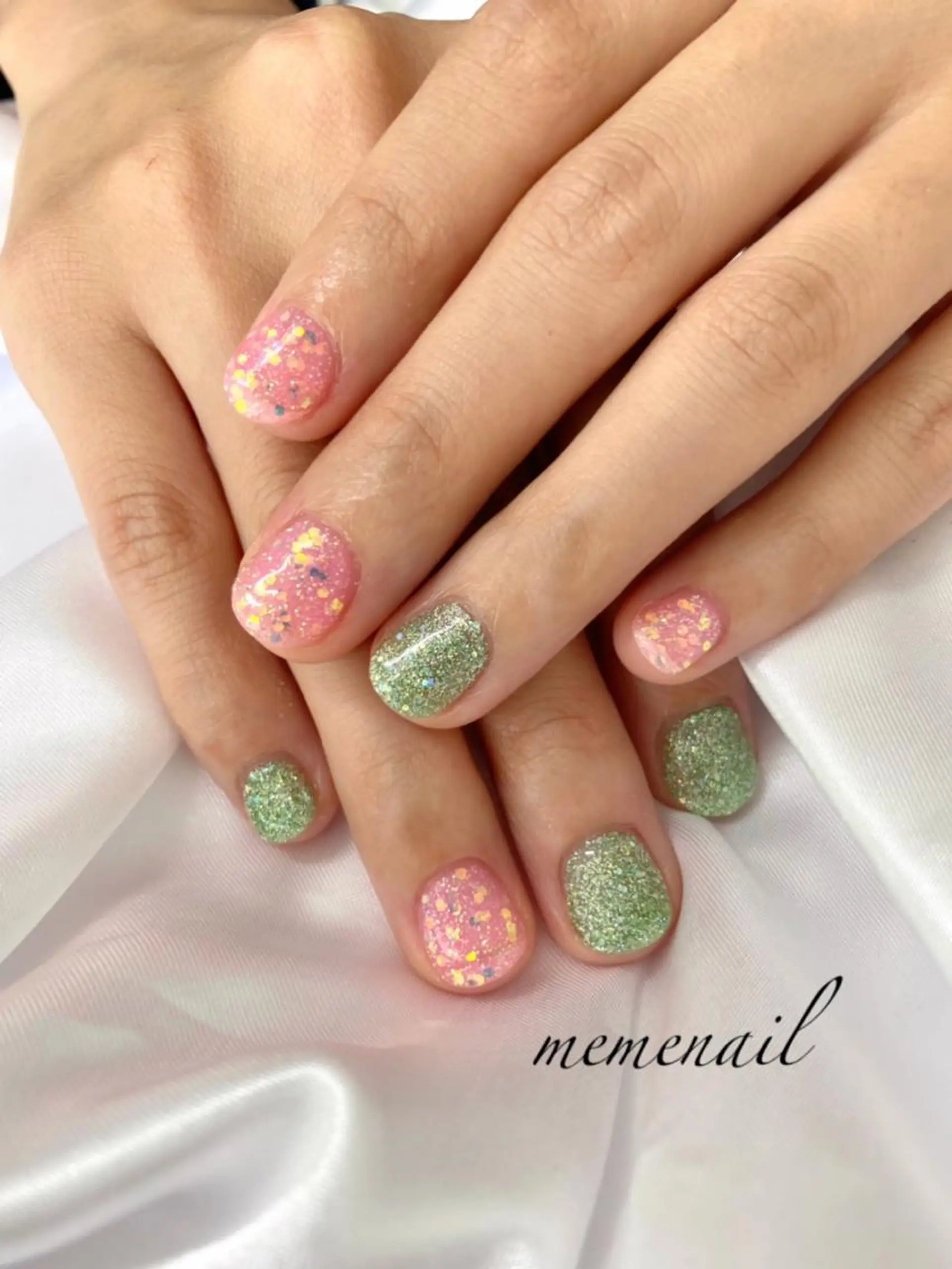 ネイル グリーン 冬ネイル クリスマス Noguchi Megumiのその他イメージ