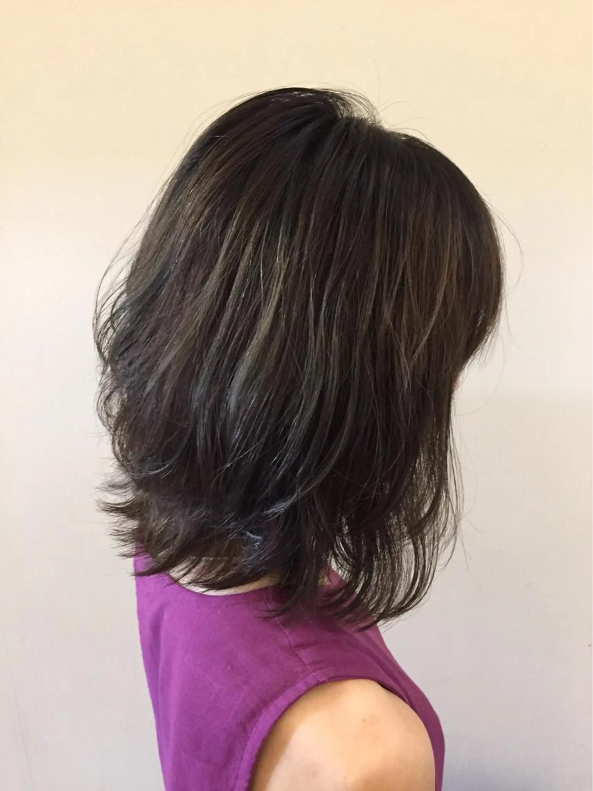 セミロング カラー seren dipityのヘアスタイル