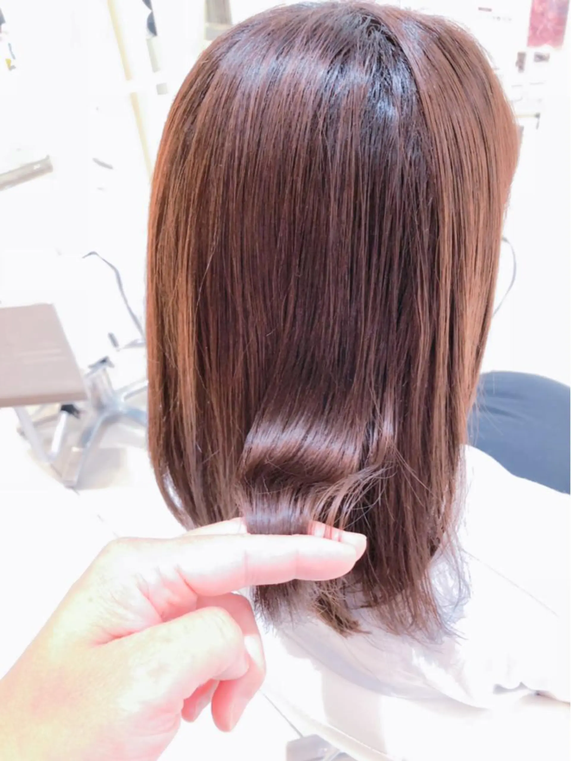 ロング カット ヘアカラー トリートメント セレスト心斎橋所属・上田 篤史のヘアスタイル