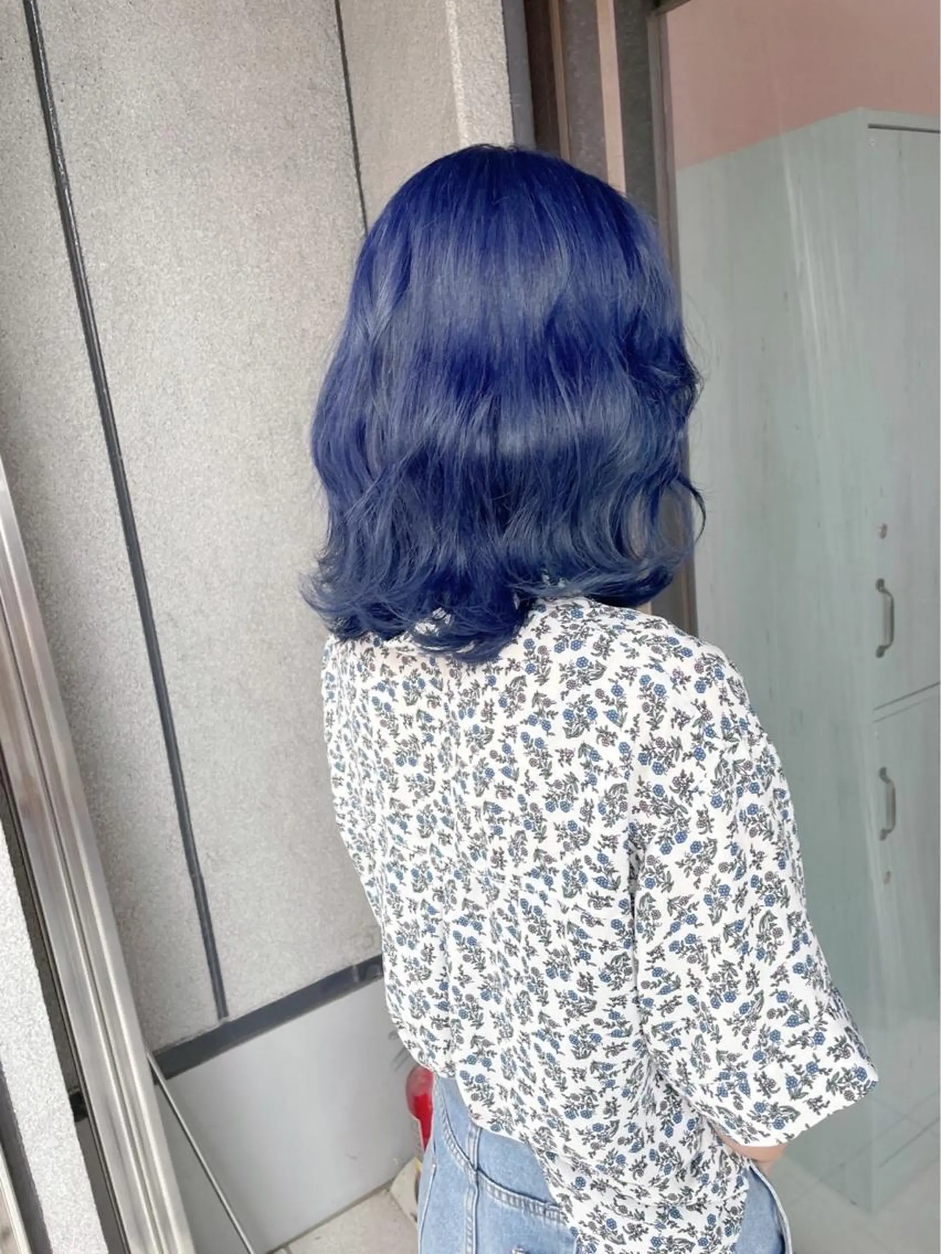 セミロング カラー セミロングパーマ ブリーチ ハイトーンカラー メンズ特化/パーマ/ 骨格矯正カット/真人のヘアスタイル