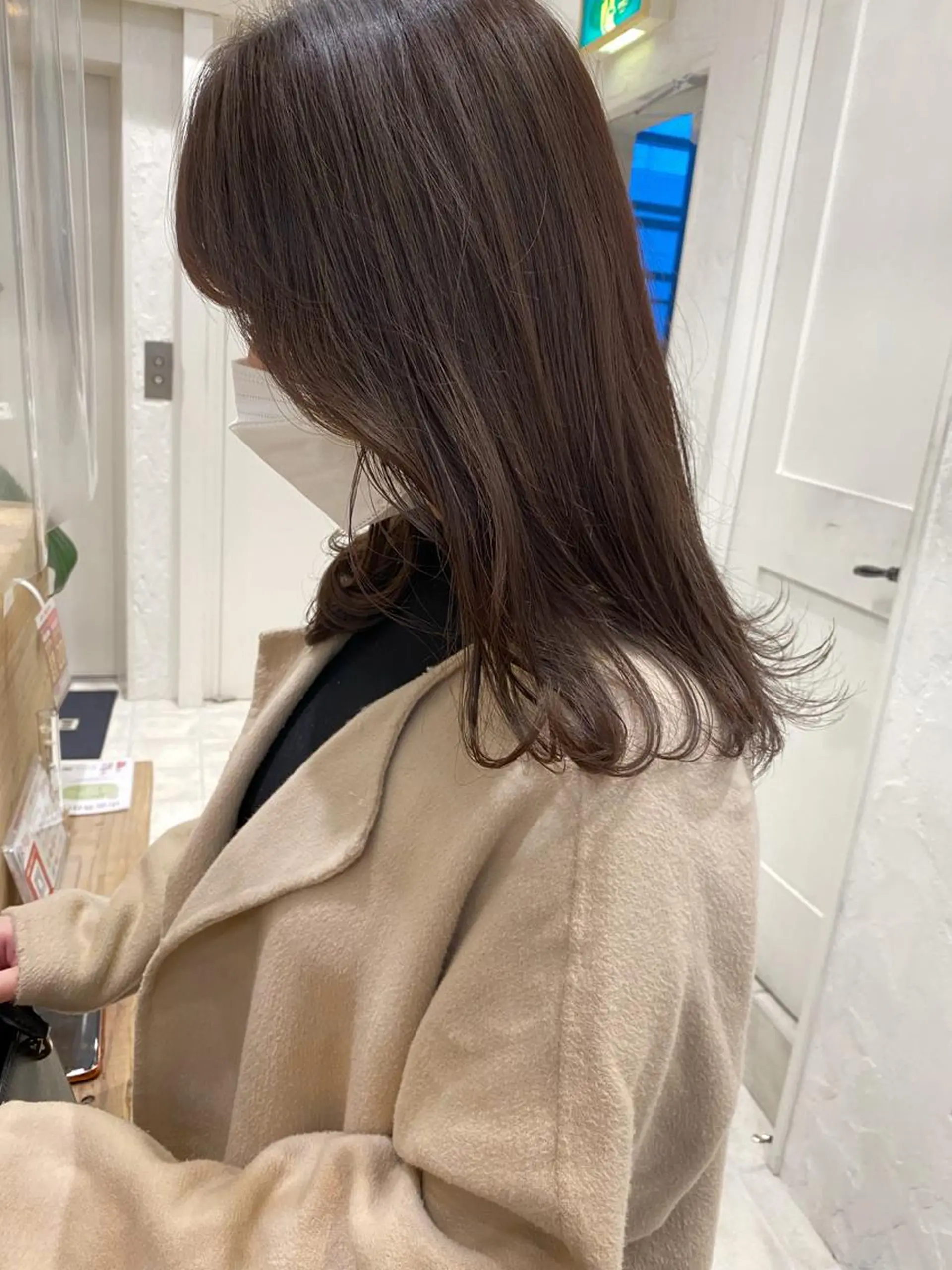 セミロング カラー ブリーチ グレージュ ラベンダーカラー ラベンダーグレージュ ラベンダーグレー 🌟アレンジが似合う カラー🌟Rumiのヘアスタイル