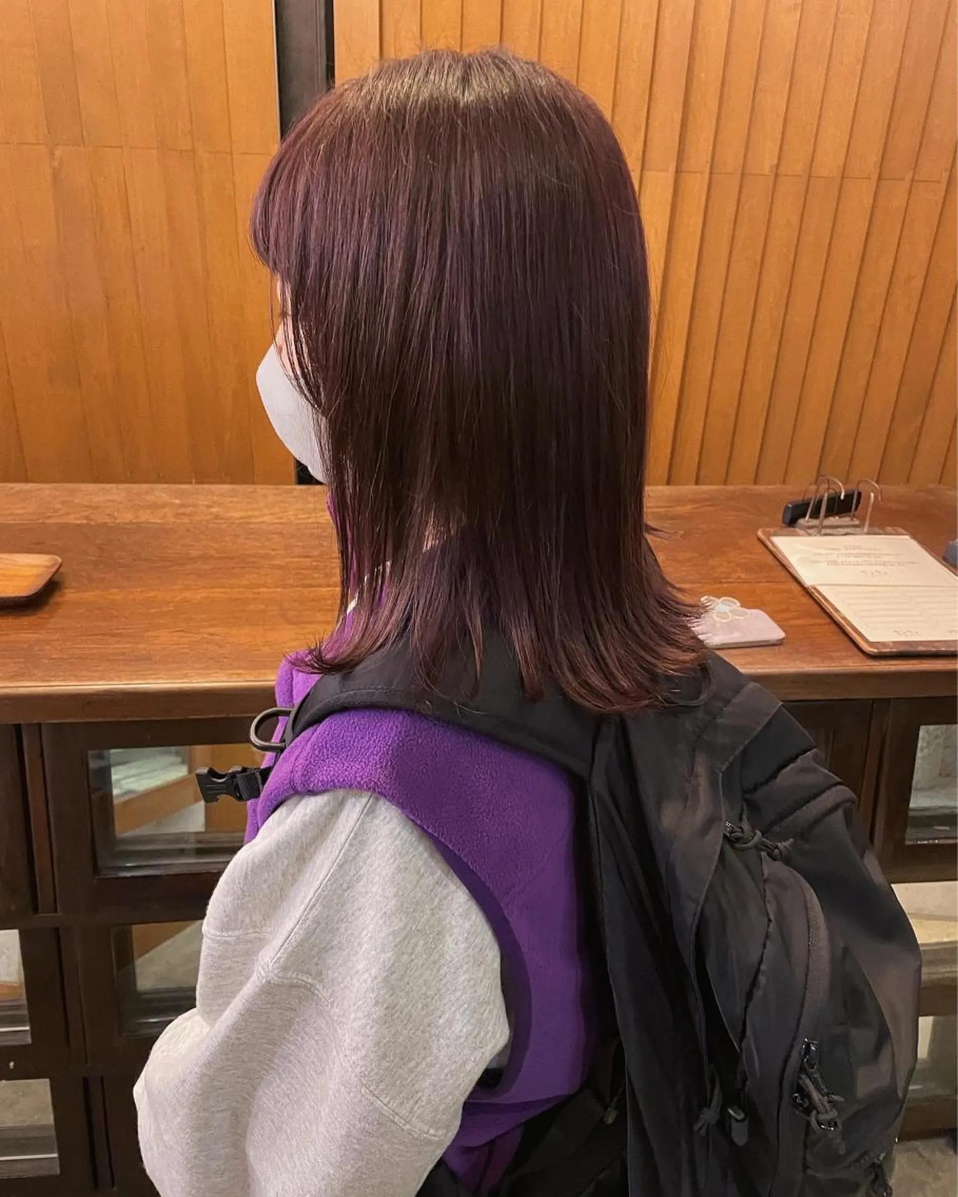 ミディアム カラー ♡トップスタイリス ト/美髪矯正hinaのヘアスタイル