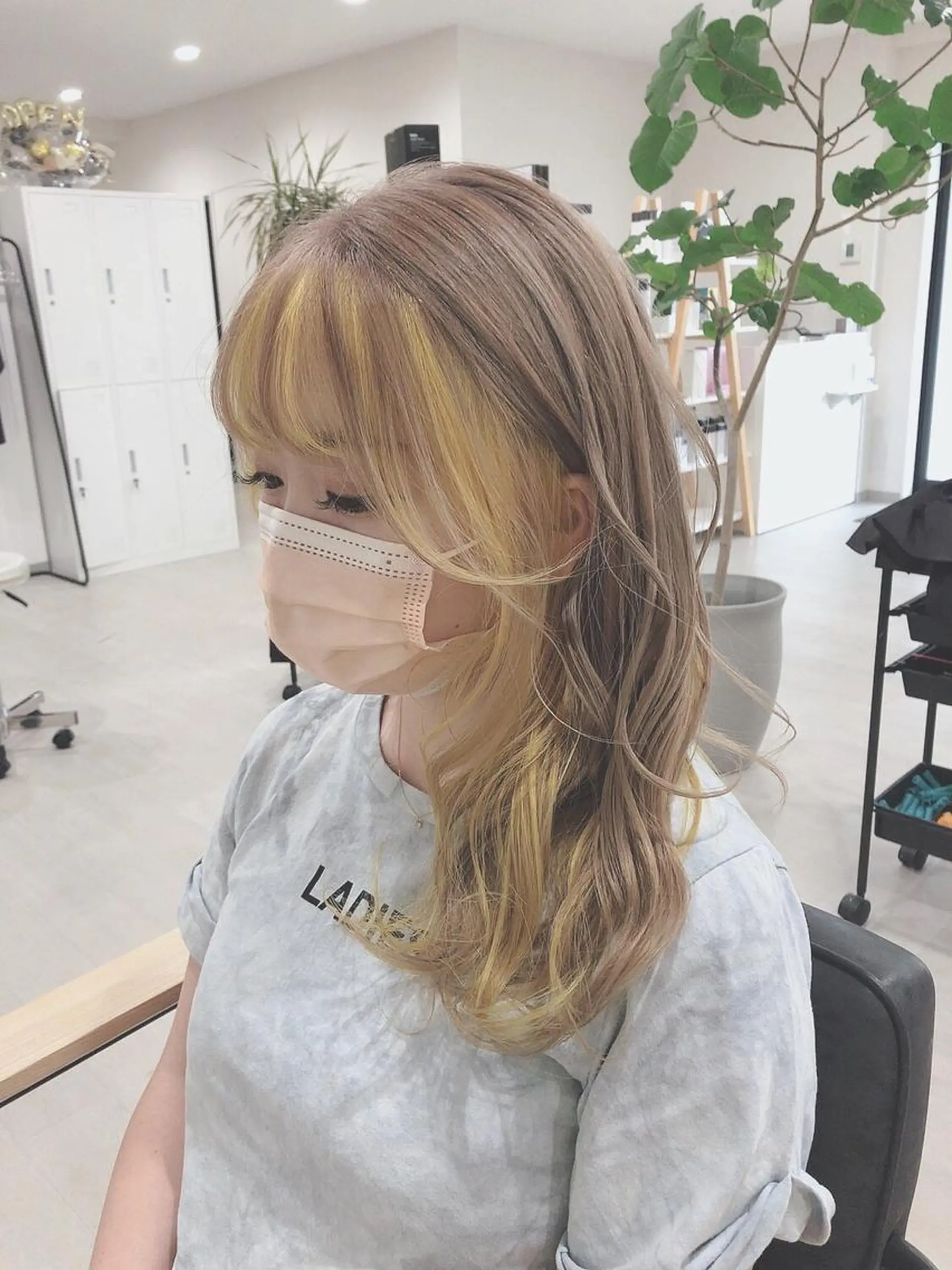 セミロング カラー 【tejina】 ochiのヘアスタイル