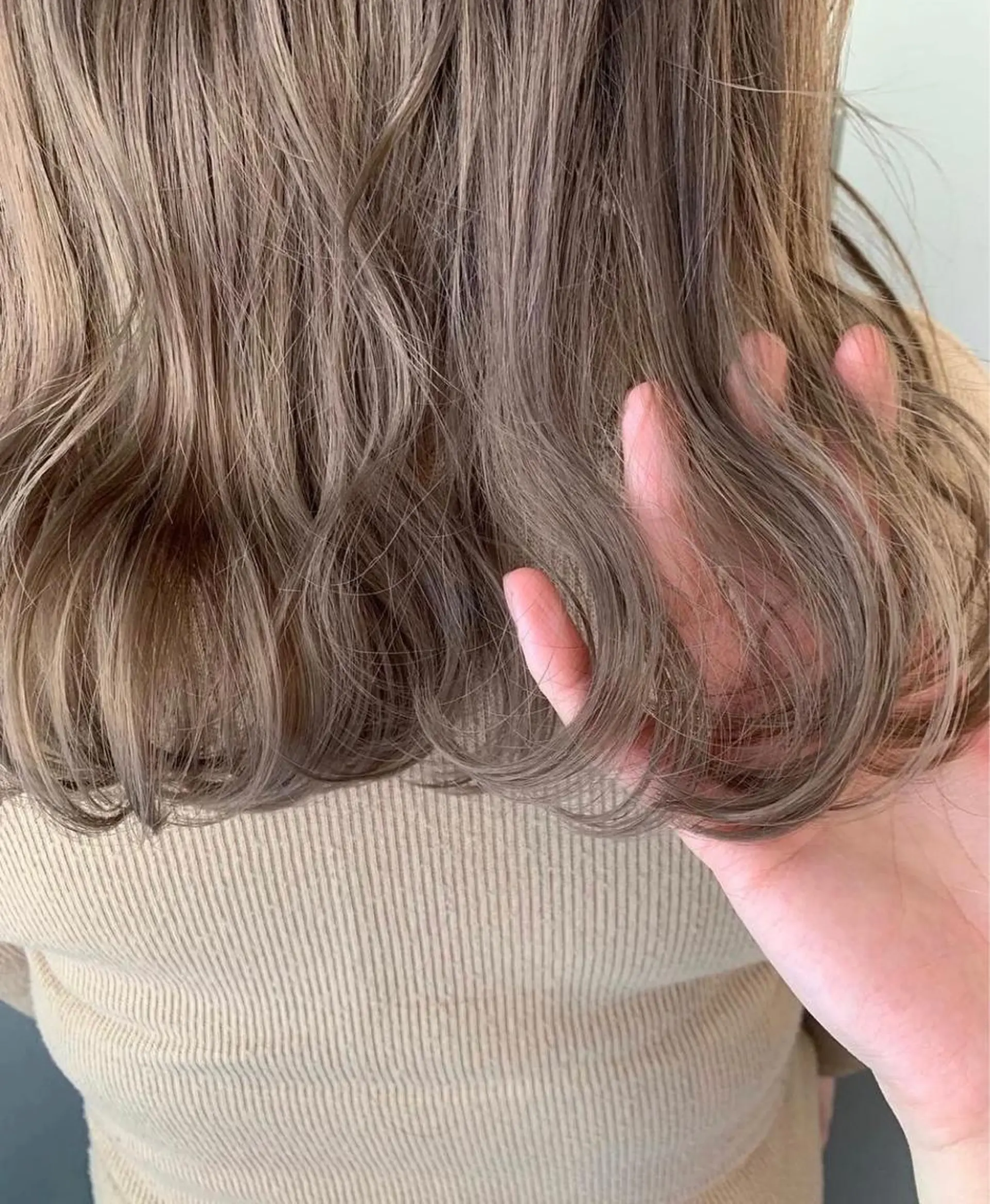 ミディアム カラー カット ヘアカラー トリートメント Pia/KIRIA /福岡美容室のヘアスタイル