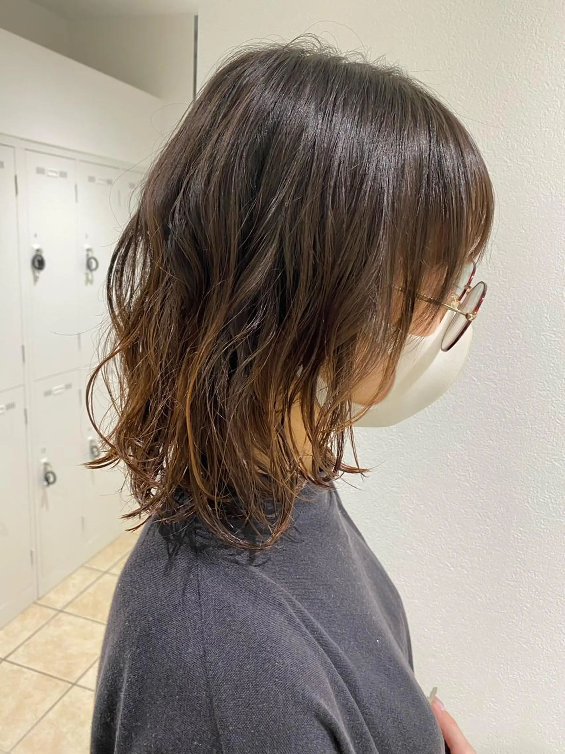 セミロング パーマ セミロングパーマ デジタルパーマ 西山梨々【12/1〜 産休を頂きます🎀】のヘアスタイル