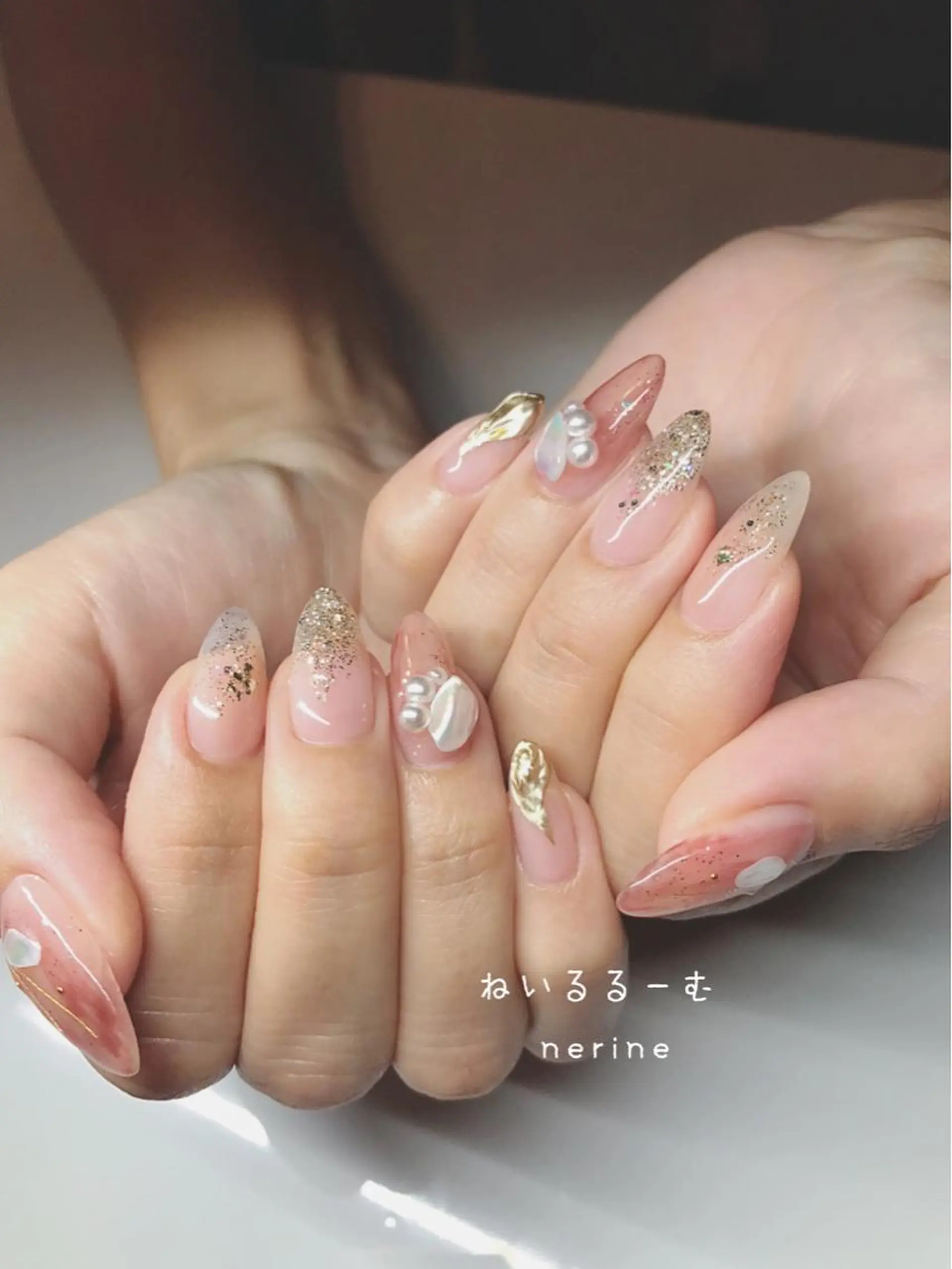 ネイル フットネイル ジェルネイル ニュアンスネイル シンプルネイル ストーンネイル NAILST Naomiのネイルデザイン