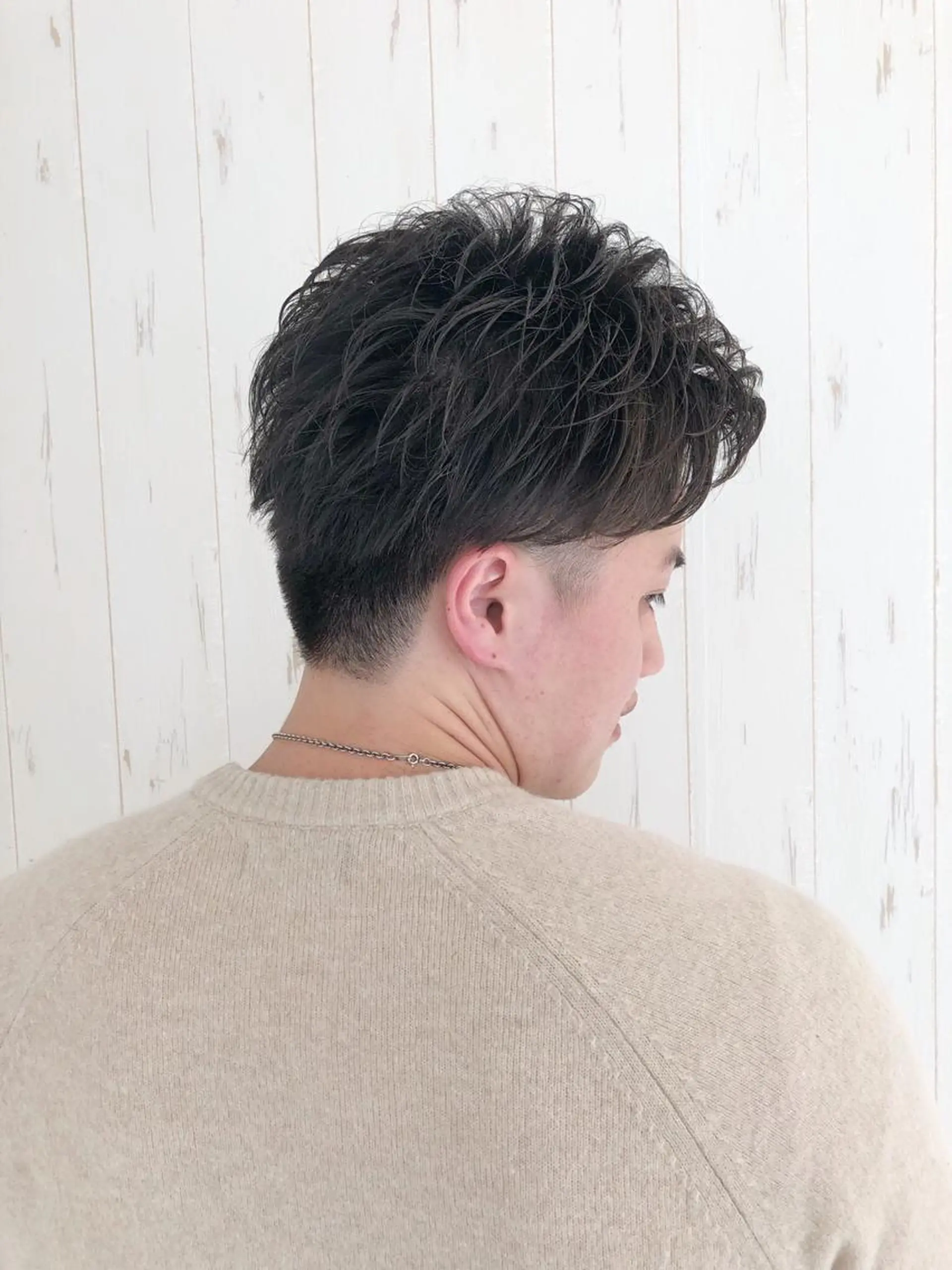 ショート パーマ メンズカット 三村洸斗のヘアスタイル