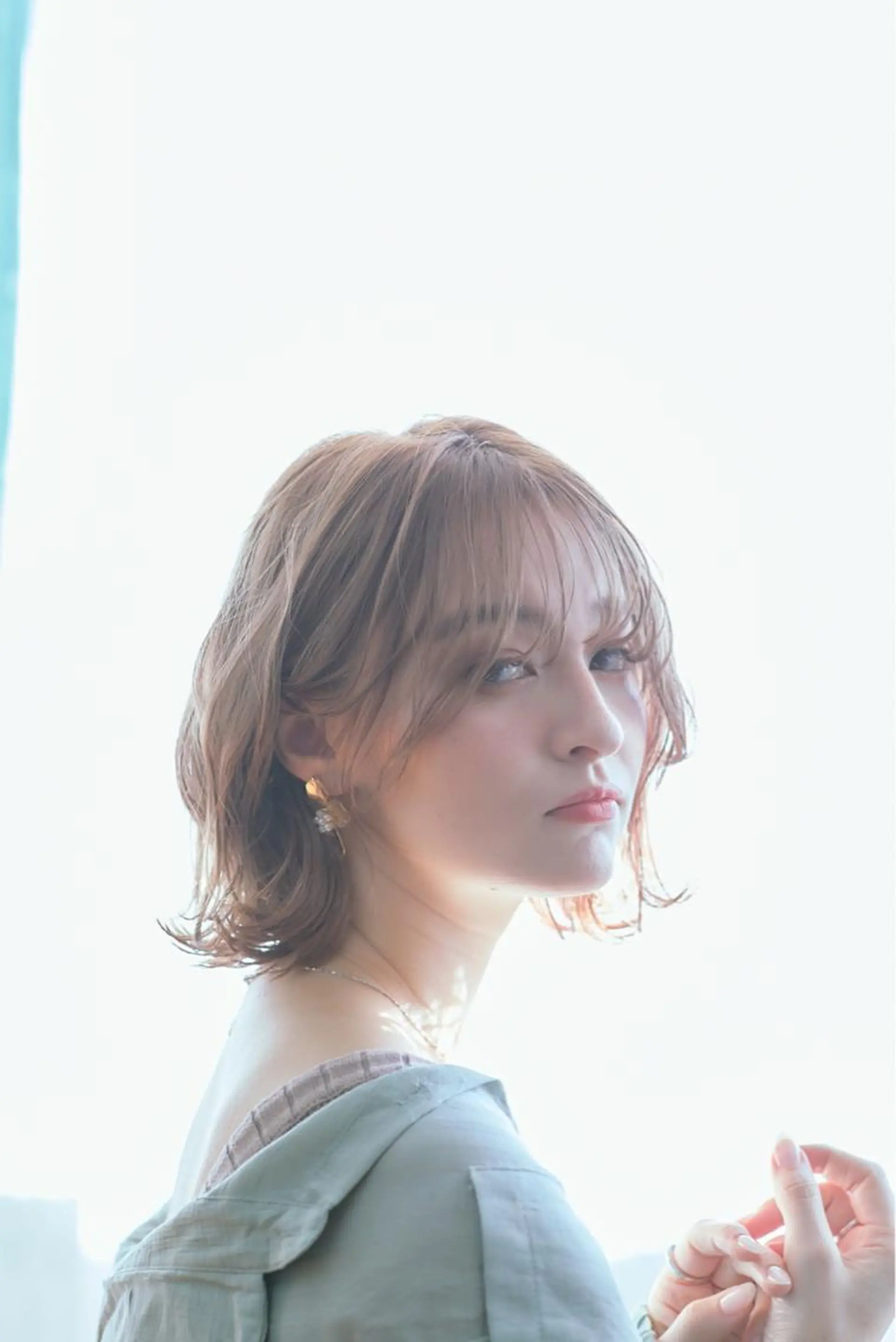 ミディアム 外ハネヘア かっちゃん /彩斗のヘアスタイル