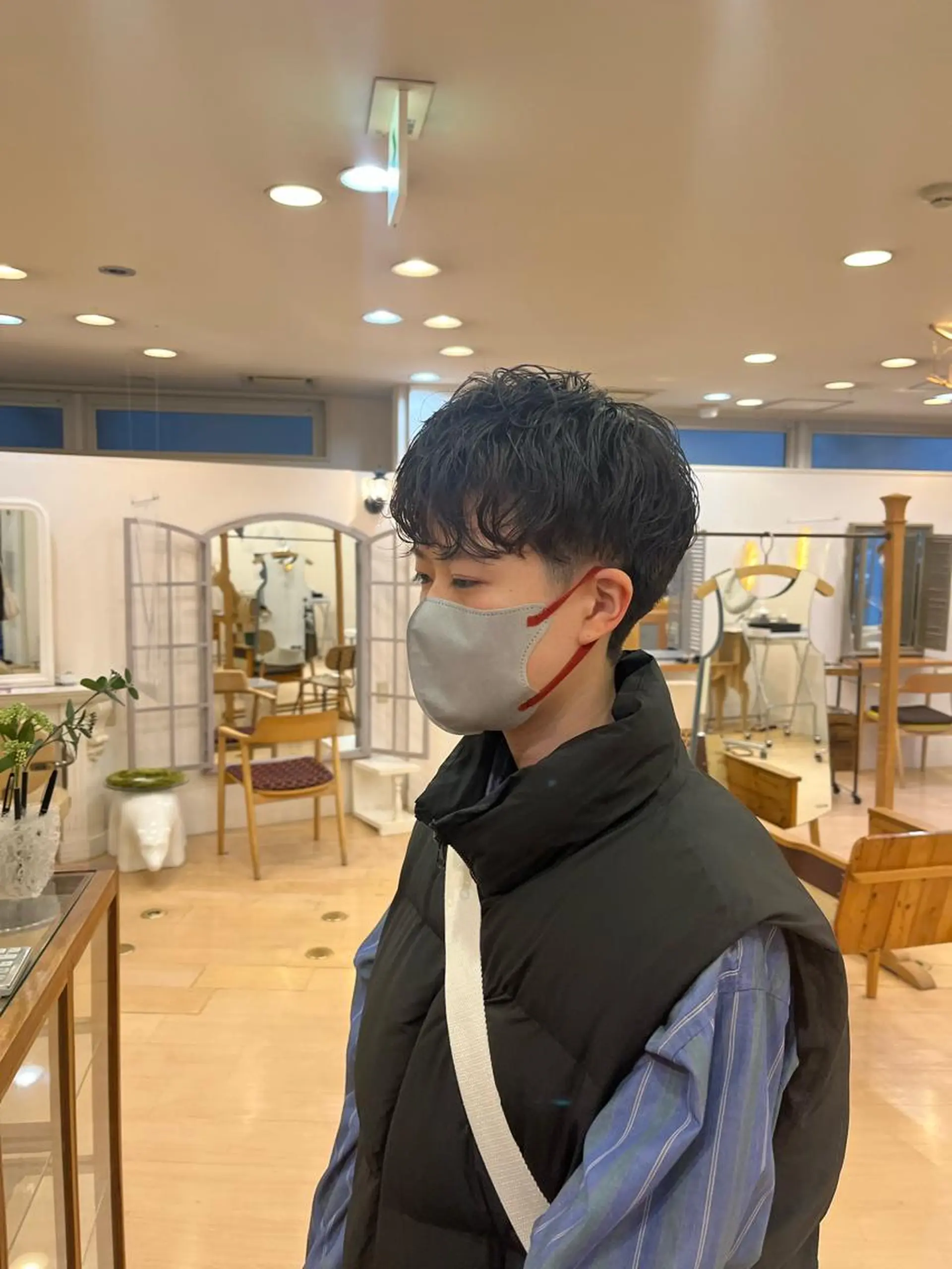 ショート パーマ 💠つたふうか/ 韓国/メンズヘア💠のヘアスタイル