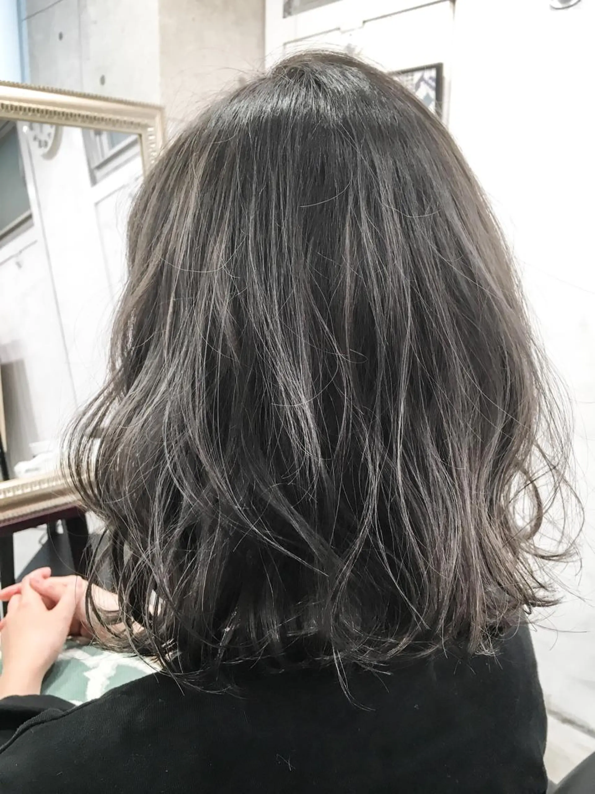 ミディアム カラー LITTY所属・レイヤー/髪質改善 /山永圭介のヘアスタイル