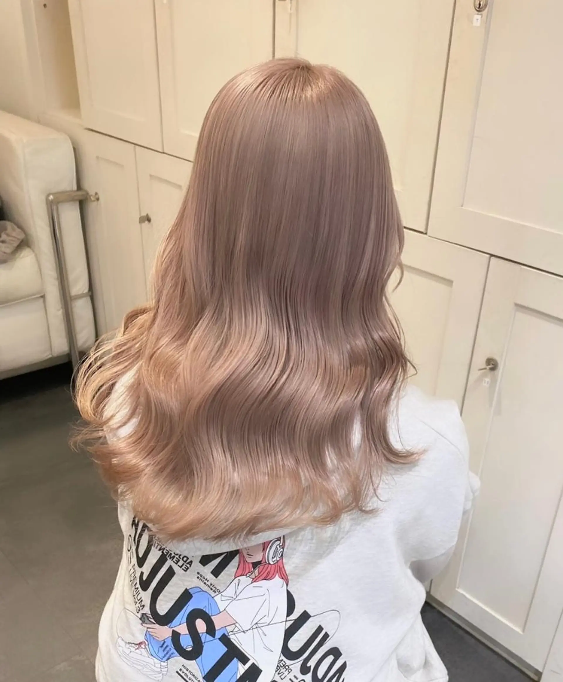 セミロング カラー ベージュカラー ヘアカラー 小島 貴之のヘアスタイル