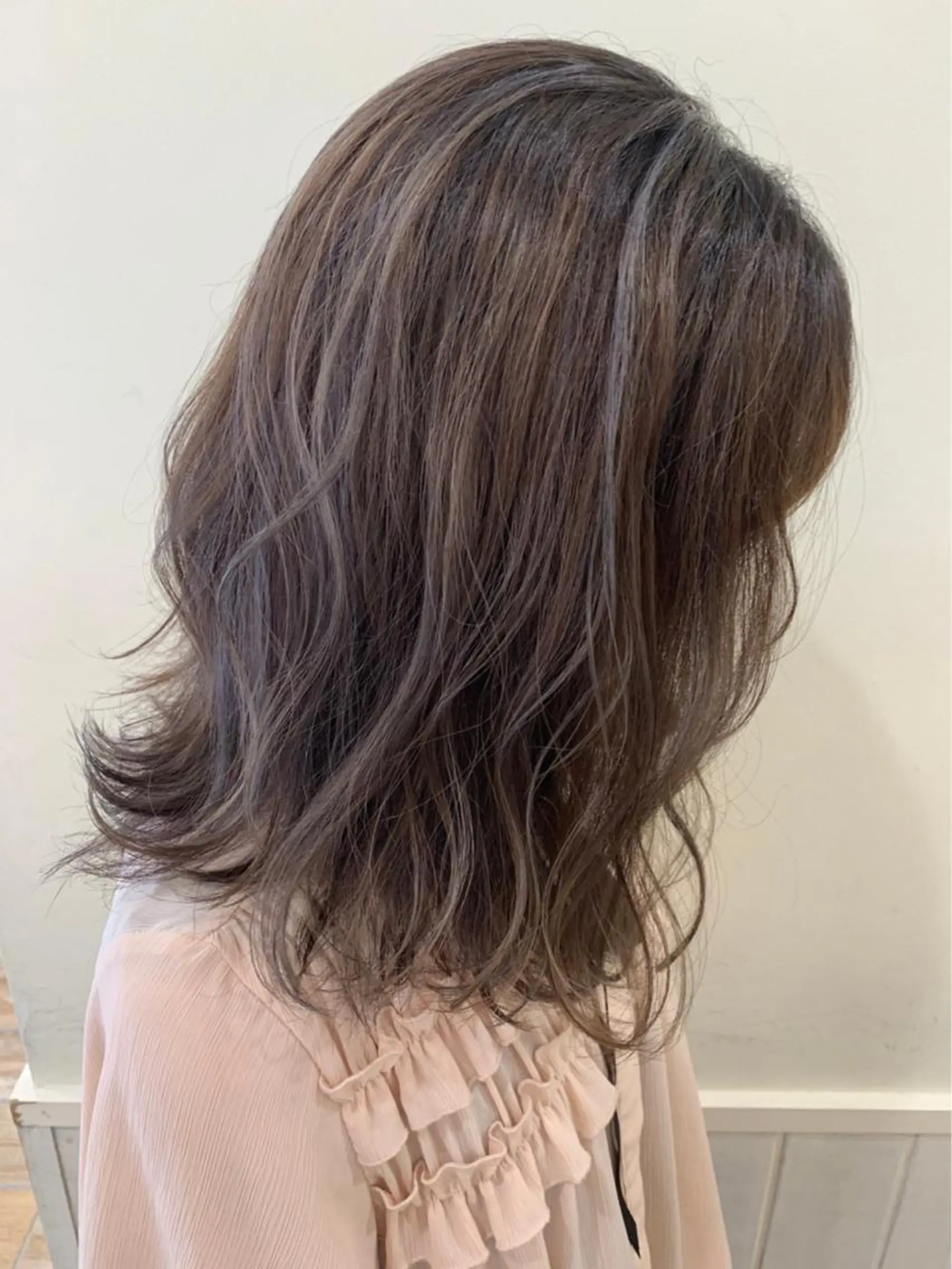 ミディアム カット ヘアカラー ボブ/美髪矯正 /佐藤　奈巳のヘアスタイル