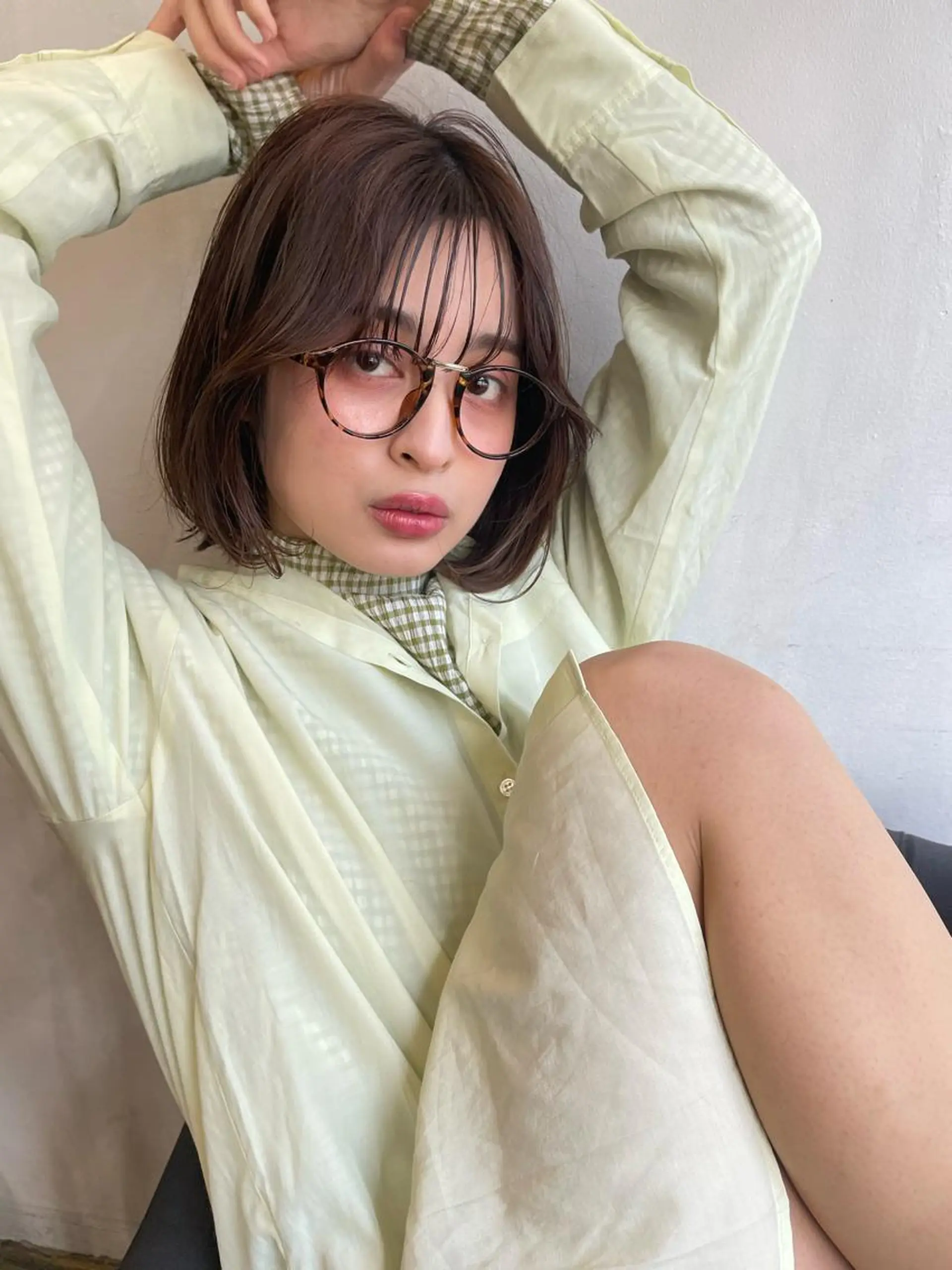 ショート カラー ショート/ボブ専門 宮脇美奈/南船場のヘアスタイル