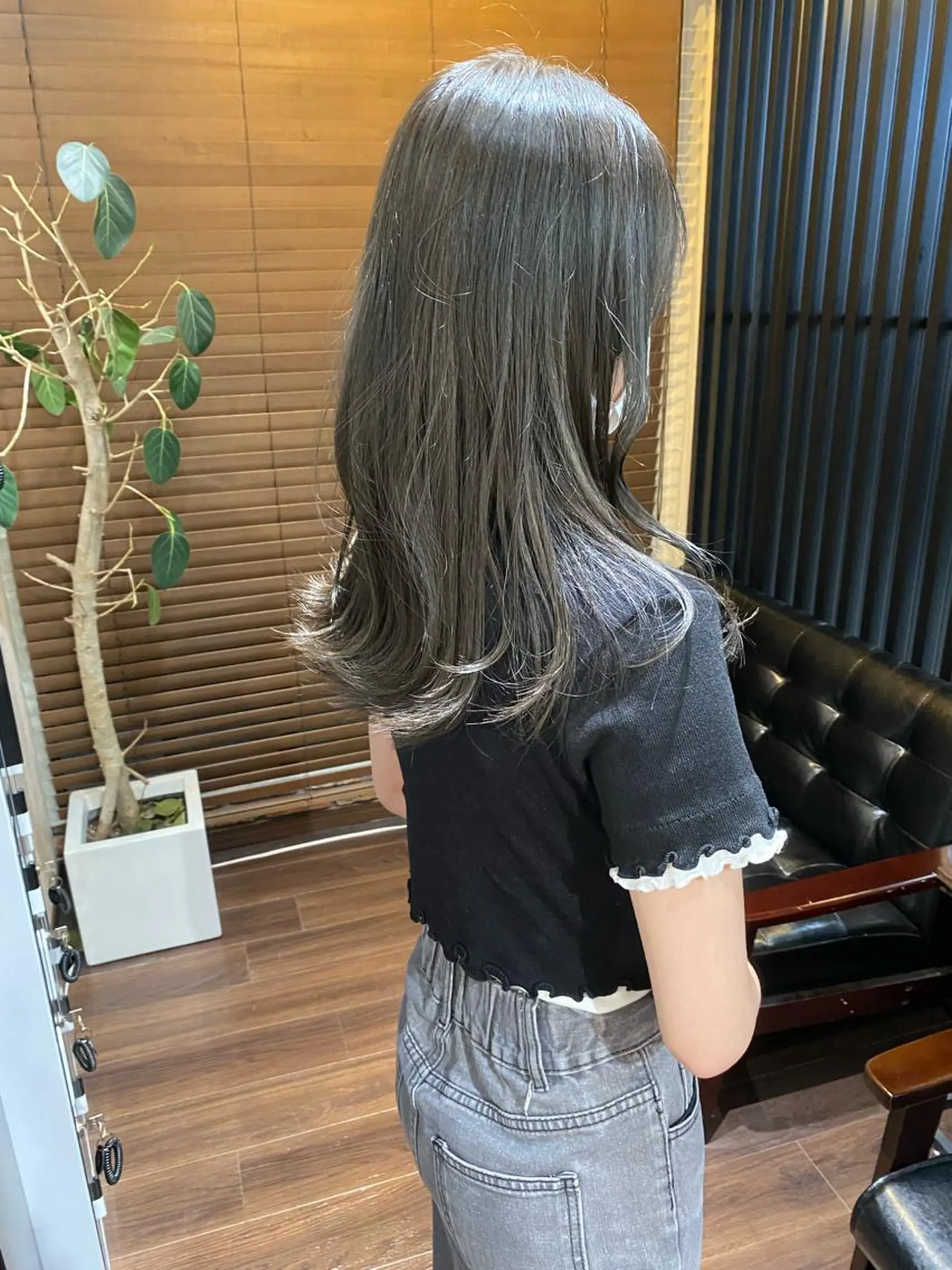 セミロング カラー カット ヘアカラー トリートメント ヘアセット Rico OFFICIALのヘアスタイル