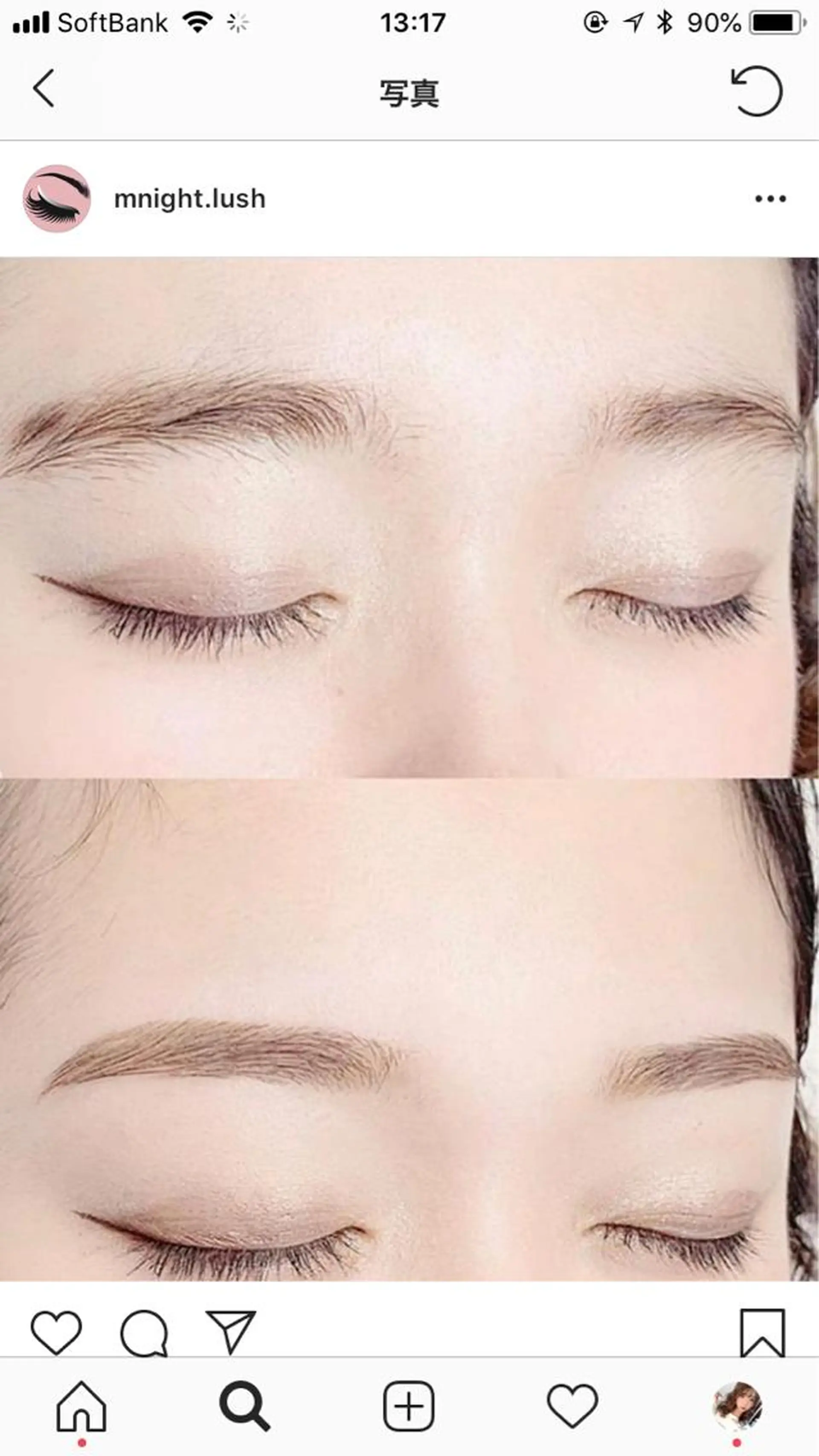 マツエク・マツパ ワックス脱毛 midnightrush所属・戸田 杏香のマツエク・マツパデザイン