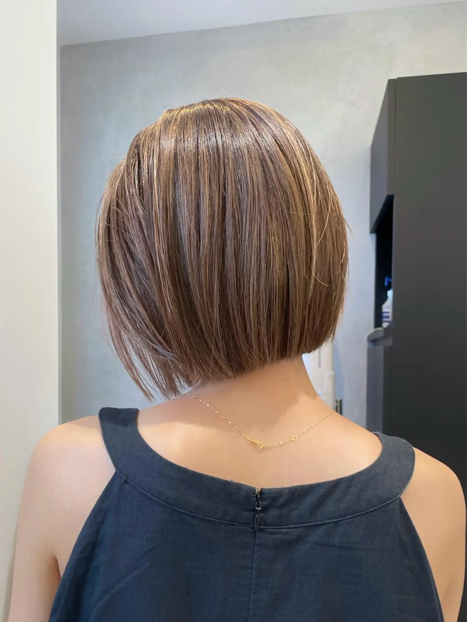 ショート カラー ハイライトカラー ボブ ハイライト カット ヘアカラー トリートメント ヘアセット メンズ特化 パーマ/オザワのヘアスタイル