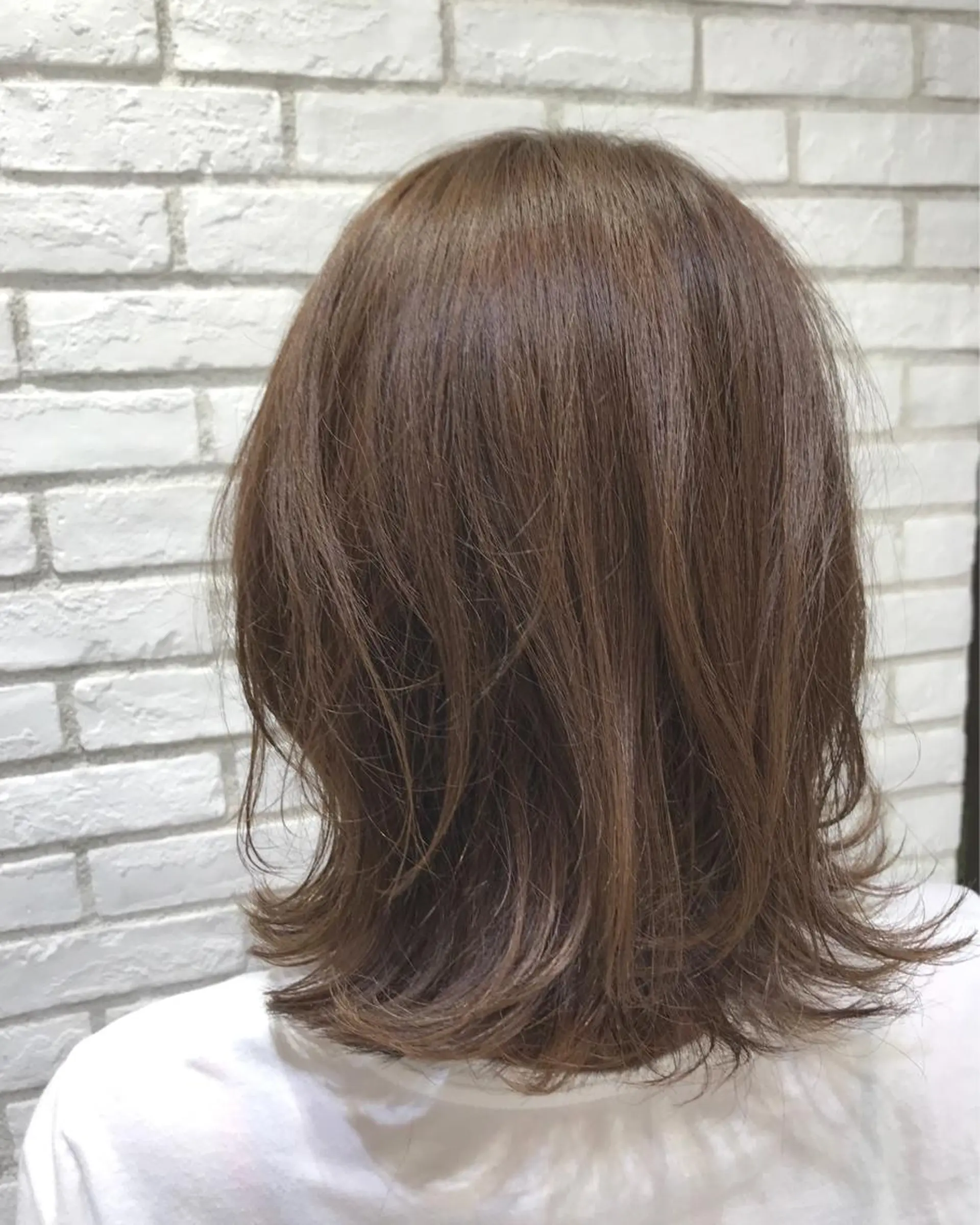 ショート カラー ブリーチ グレージュ イルミナカラー ブリーチなしカラー Ash 戸田公園店のヘアスタイル