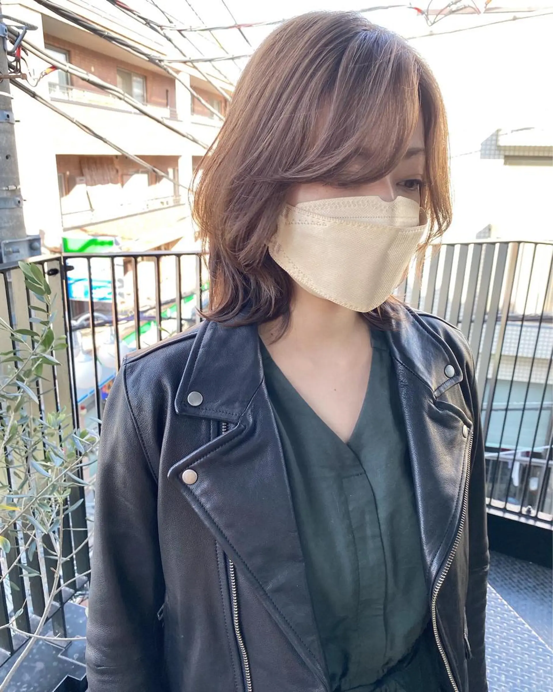 ミディアム カラー パーマ 髪質改善 縮毛矯正 トリートメント OVER→三軒茶屋 /縮毛矯正・髪質改善のヘアスタイル