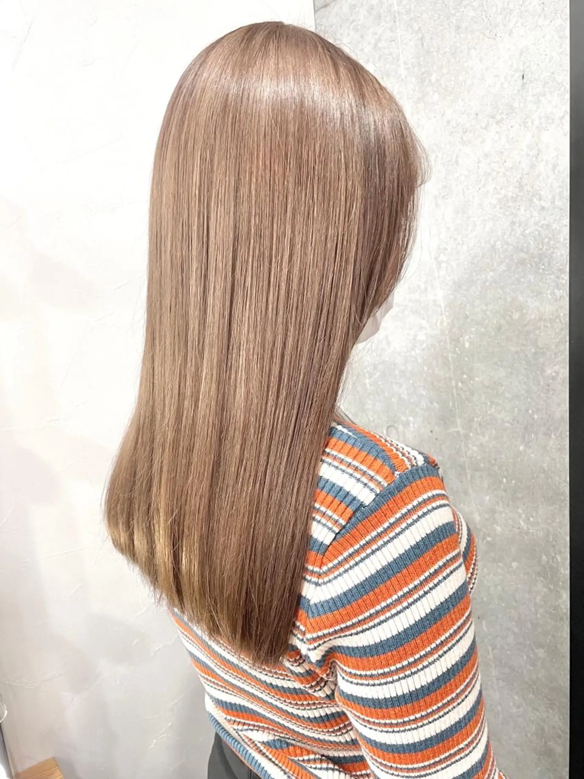 ロング カラー メンズモテパーマ💙 fuwaのヘアスタイル