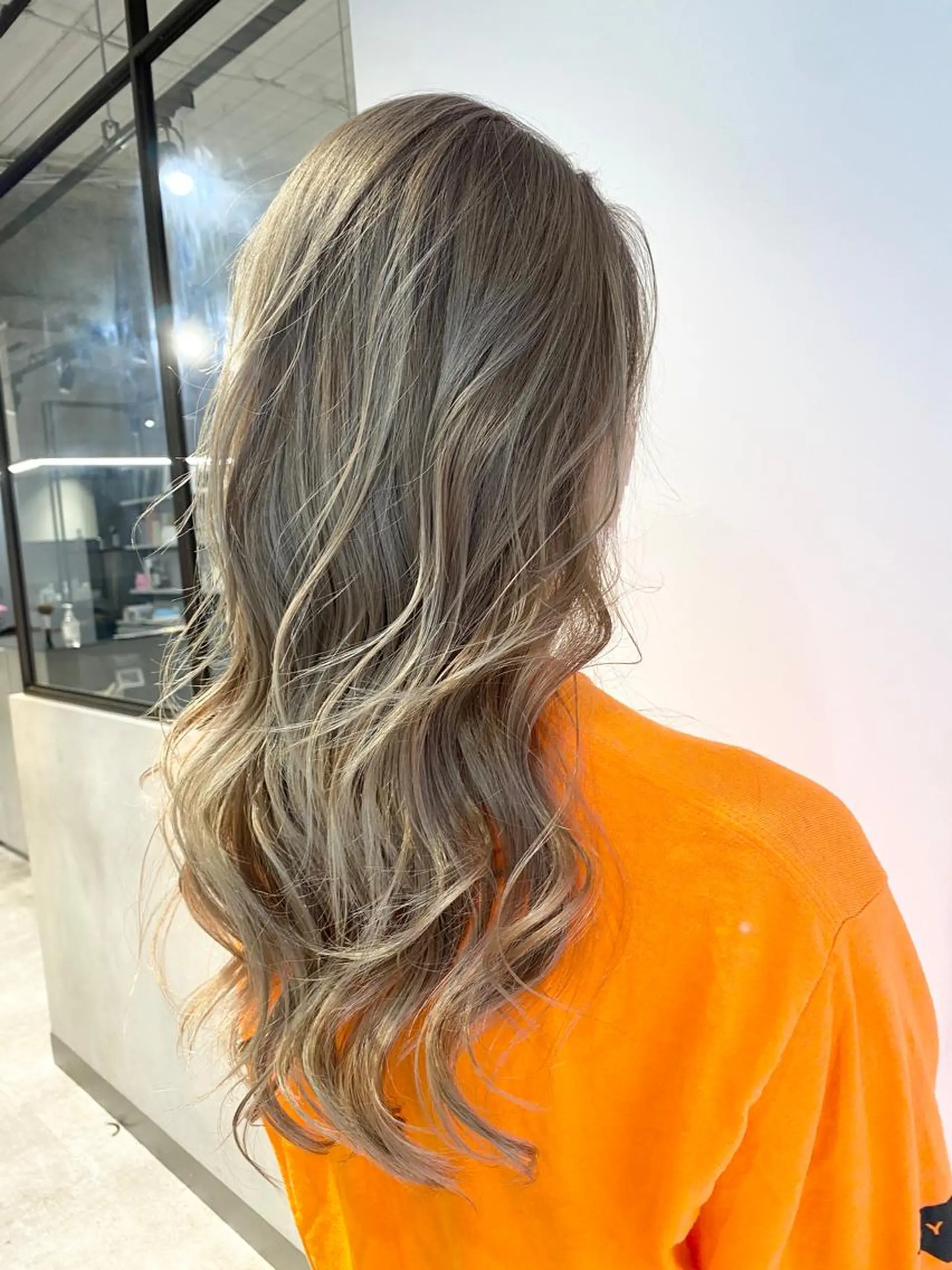 ロング カラー M IIのヘアスタイル