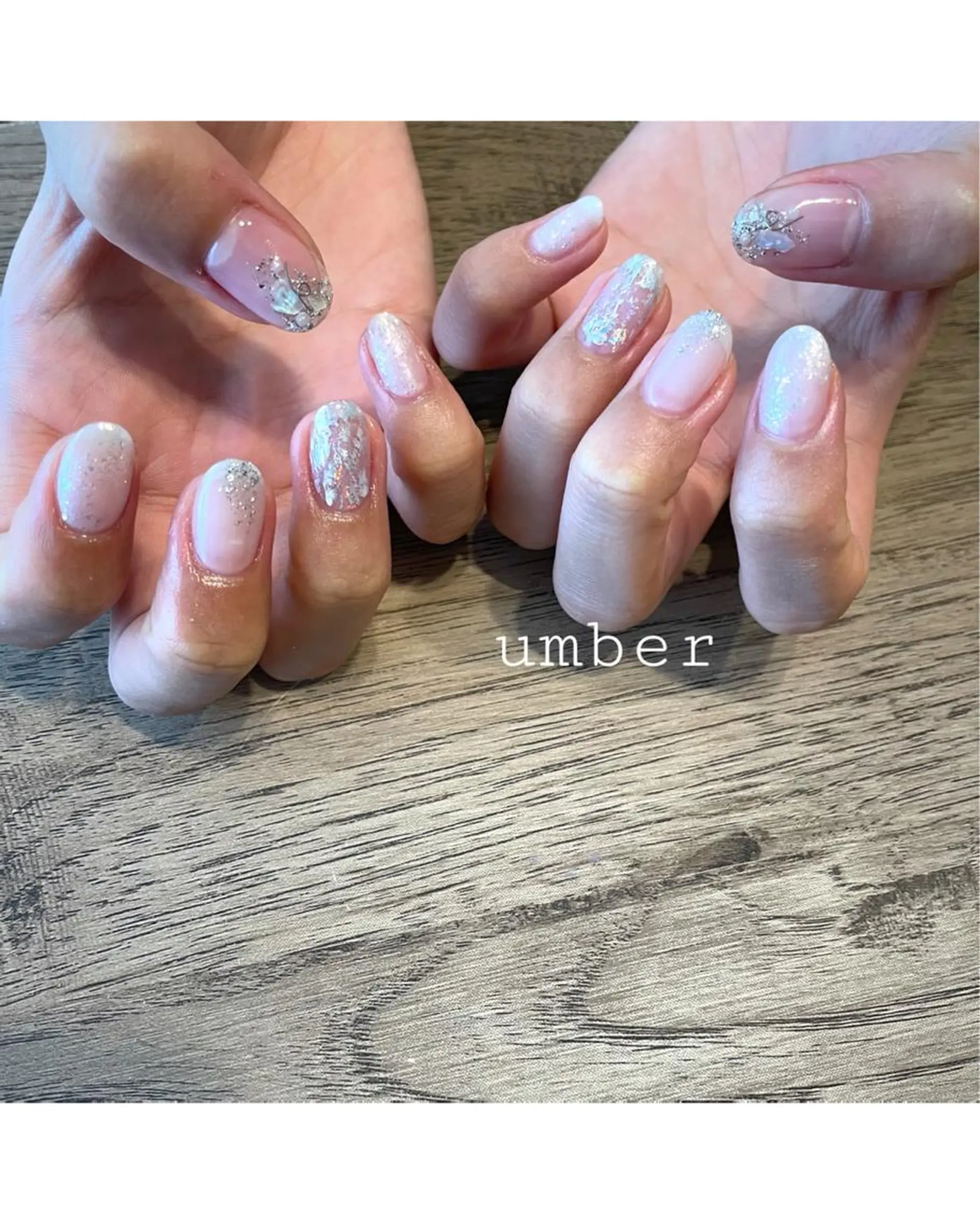 ネイル クリアネイル フットネイル フレンチネイル マグネットネイル メンズネイル ハンドネイル umber 三茶1分のネイルデザイン