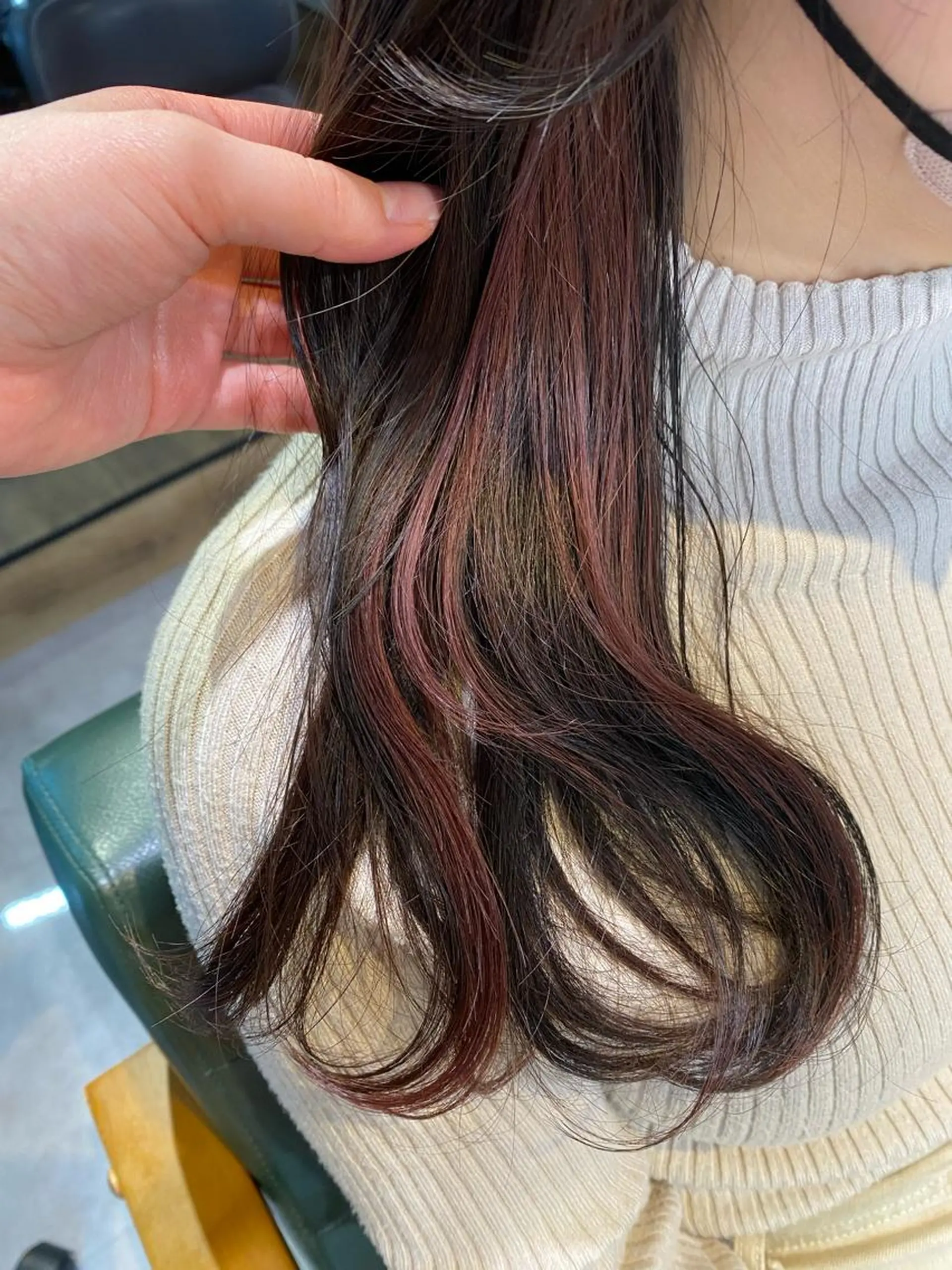 セミロング GO TODAY SHAiRE SALON 原宿Stella店所属・𓍯柔らかhair 𓍯 yukinoのヘアスタイル