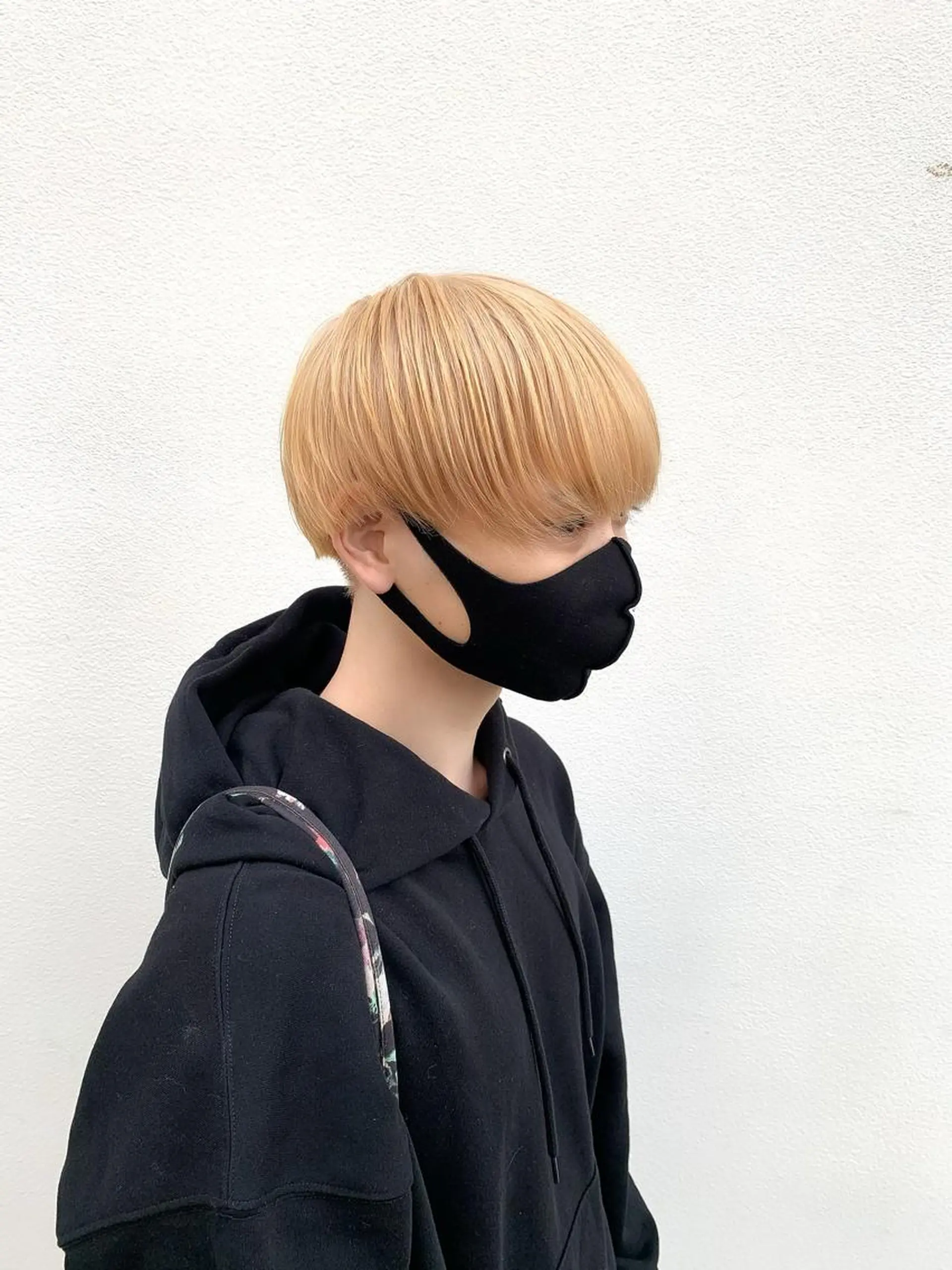 ショート カラー ヘアアレンジ メンズ ブロンド カット トリートメント 〽️magico/ ウルフDaiki〽️のヘアスタイル