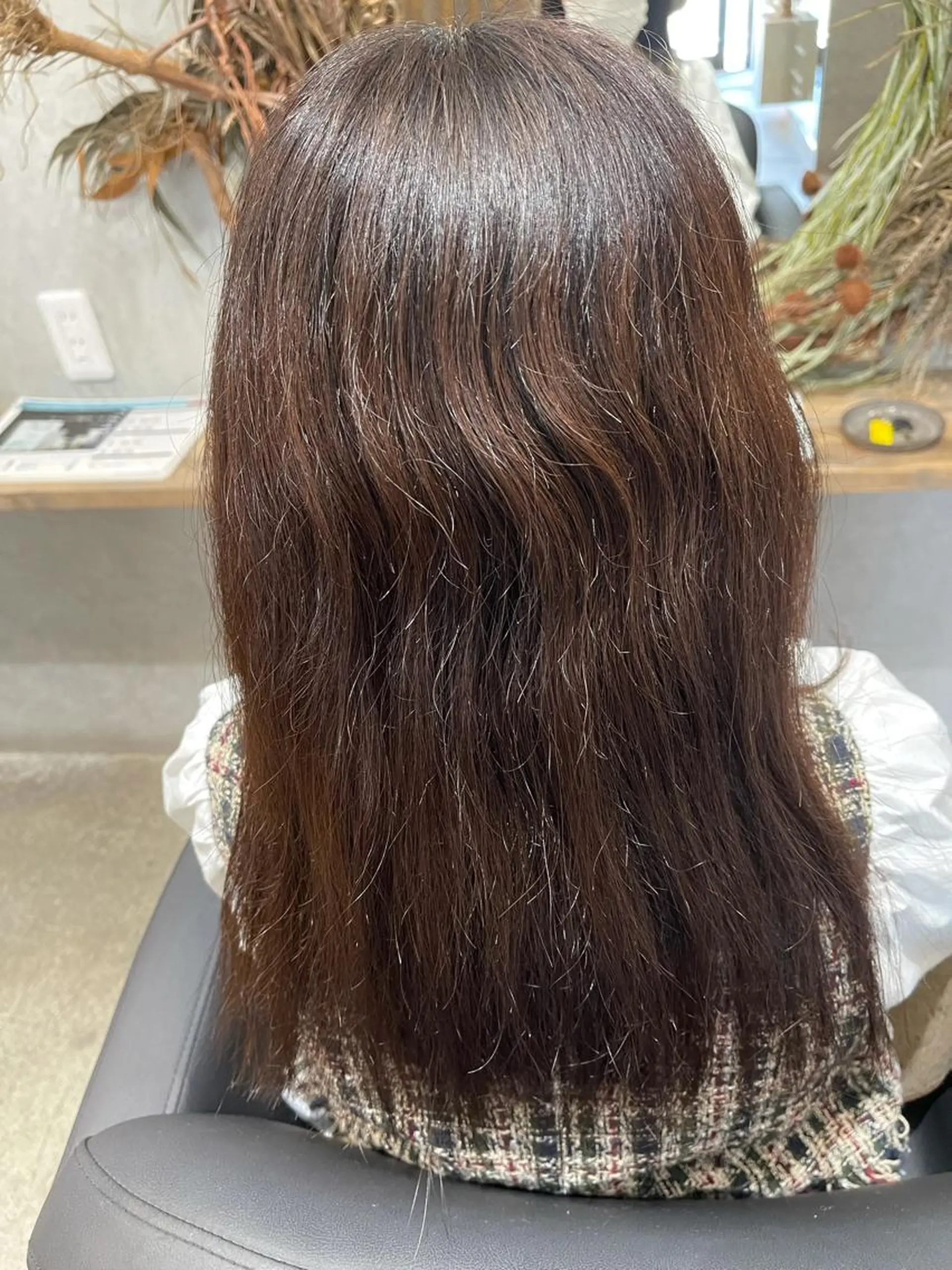 セミロング パーマ ダブルカラー /まつ毛パーマ🎀のヘアスタイル