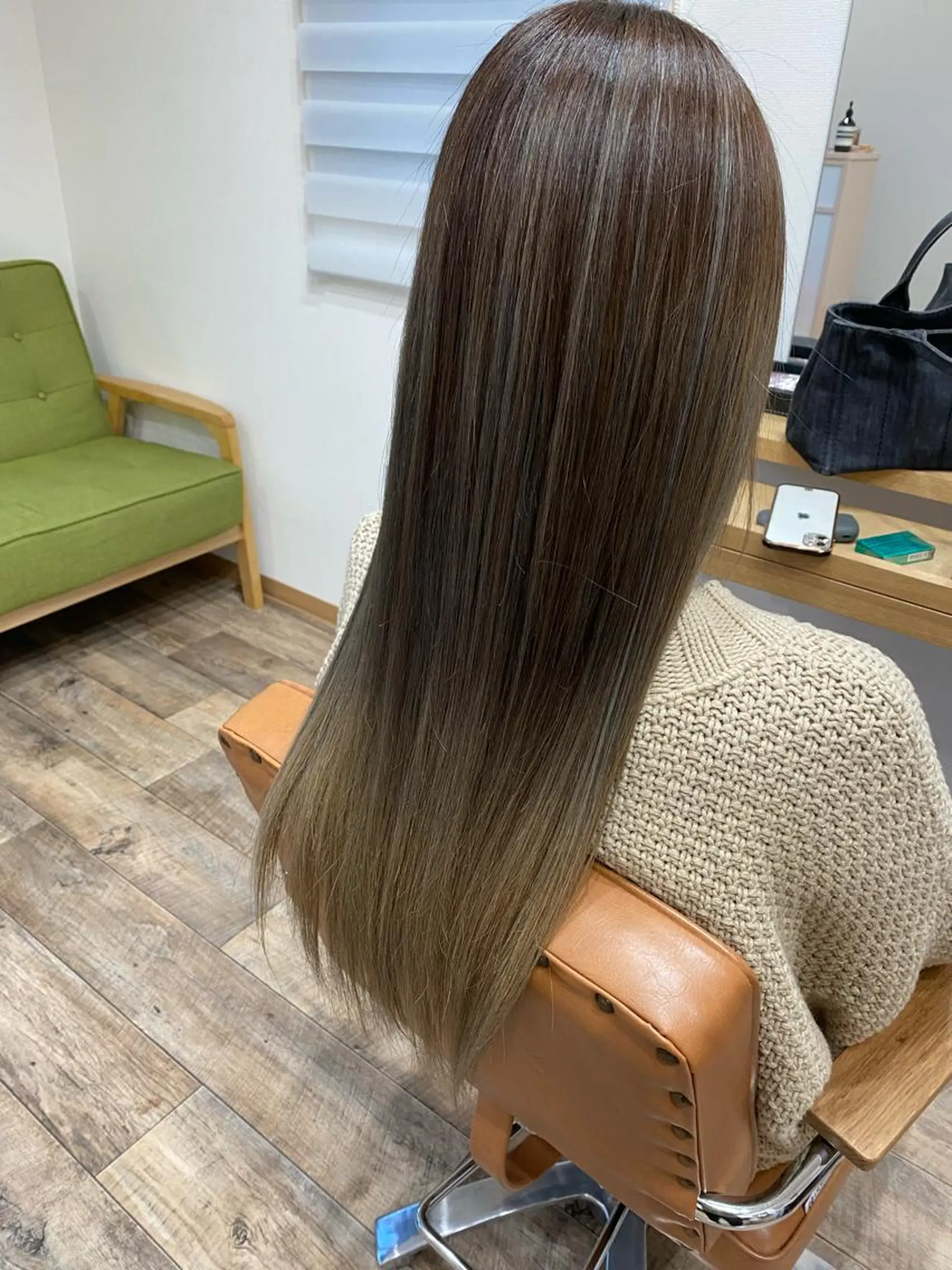 ロング パーマ 縮毛矯正 酸性ストレート ストレートパーマ miel hair 新宿店 【ミエル ヘアー】所属・新宿西口から徒歩5分 石橋卓典のヘアスタイル