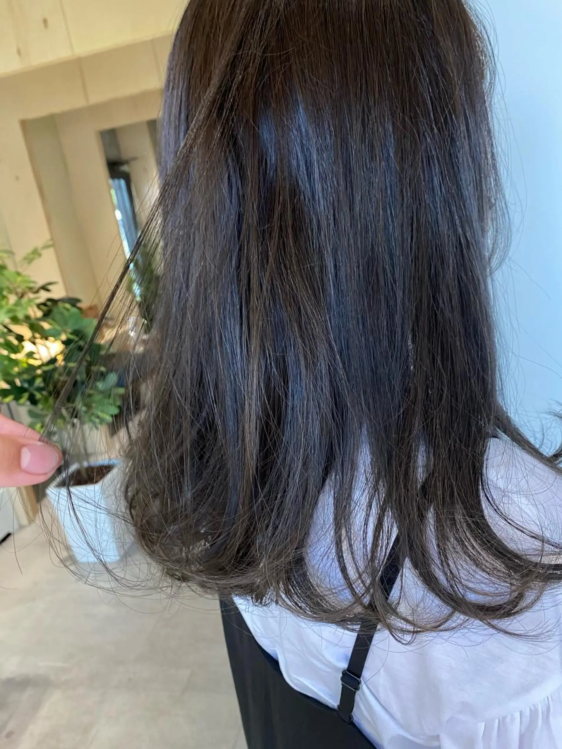 セミロング カラー 🕶️佐藤 海李🐏のヘアスタイル