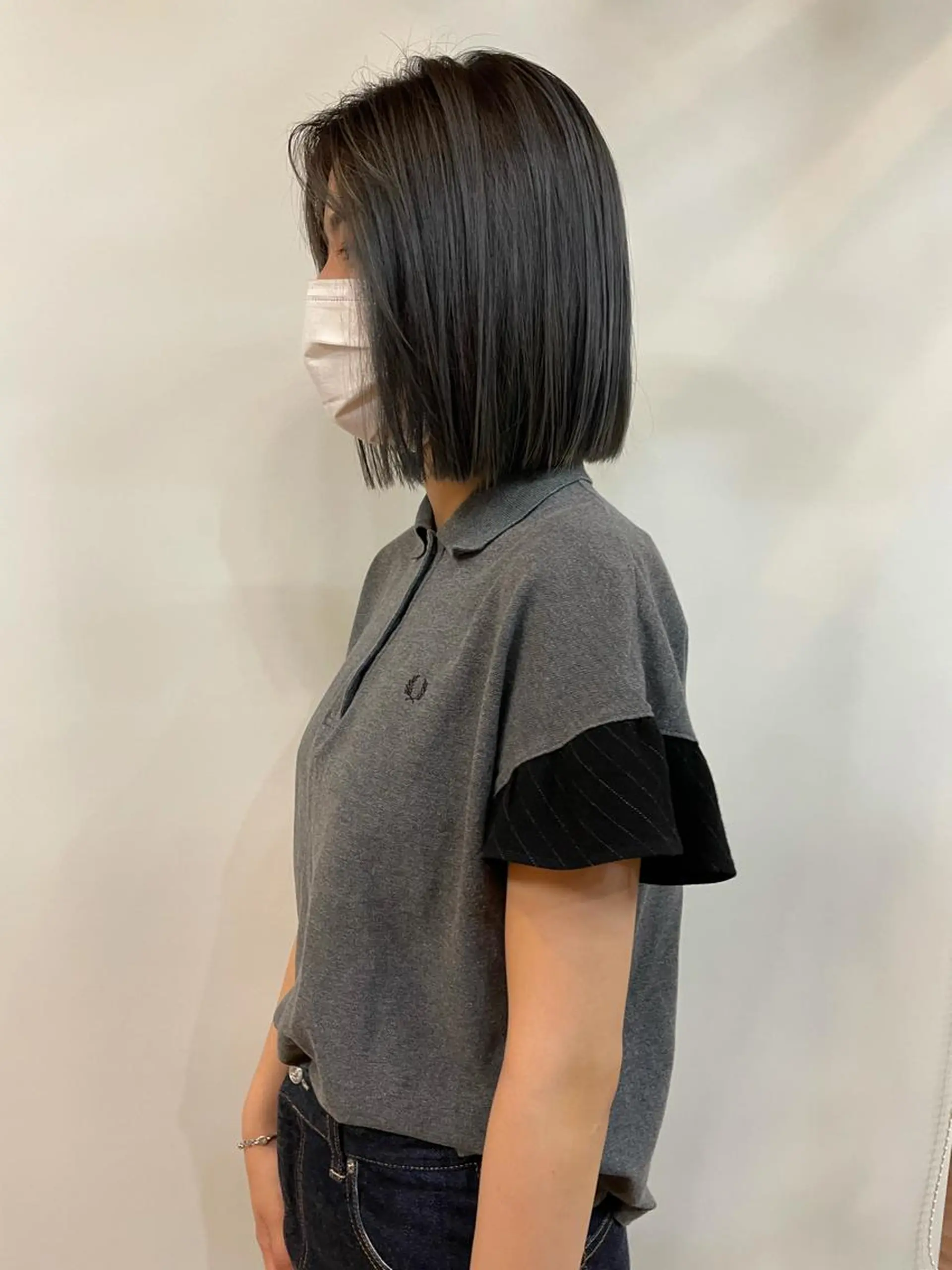 ミディアム 田中 碧のヘアスタイル