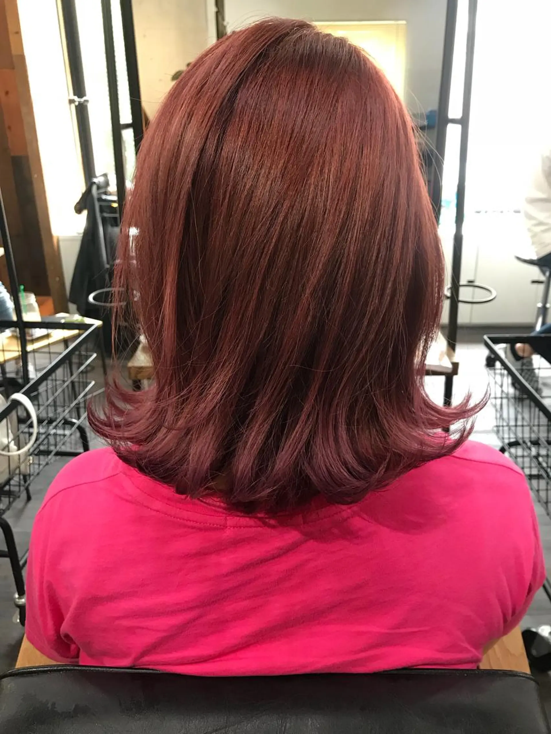 ミディアム 家田 竜のヘアスタイル