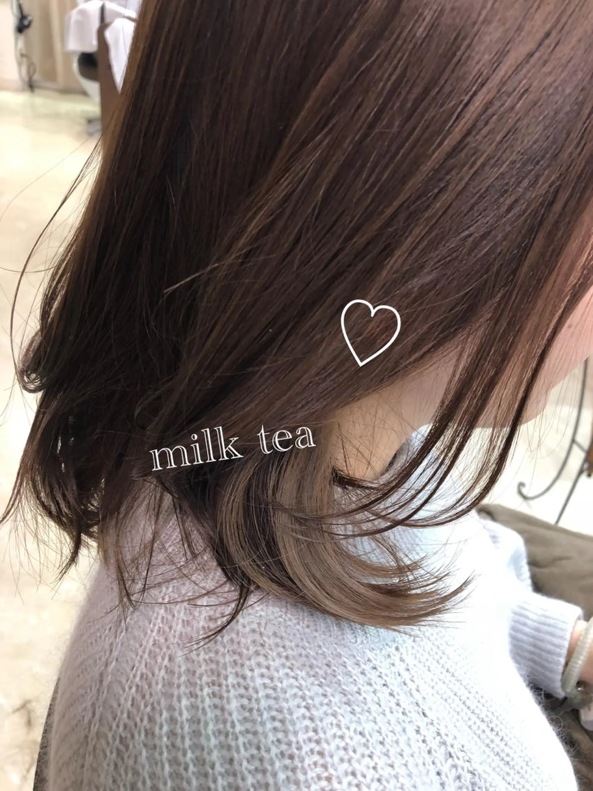 ミディアム カラー ベージュカラー インナーカラー RUMéL 🌙YUIのマツエク・マツパデザイン