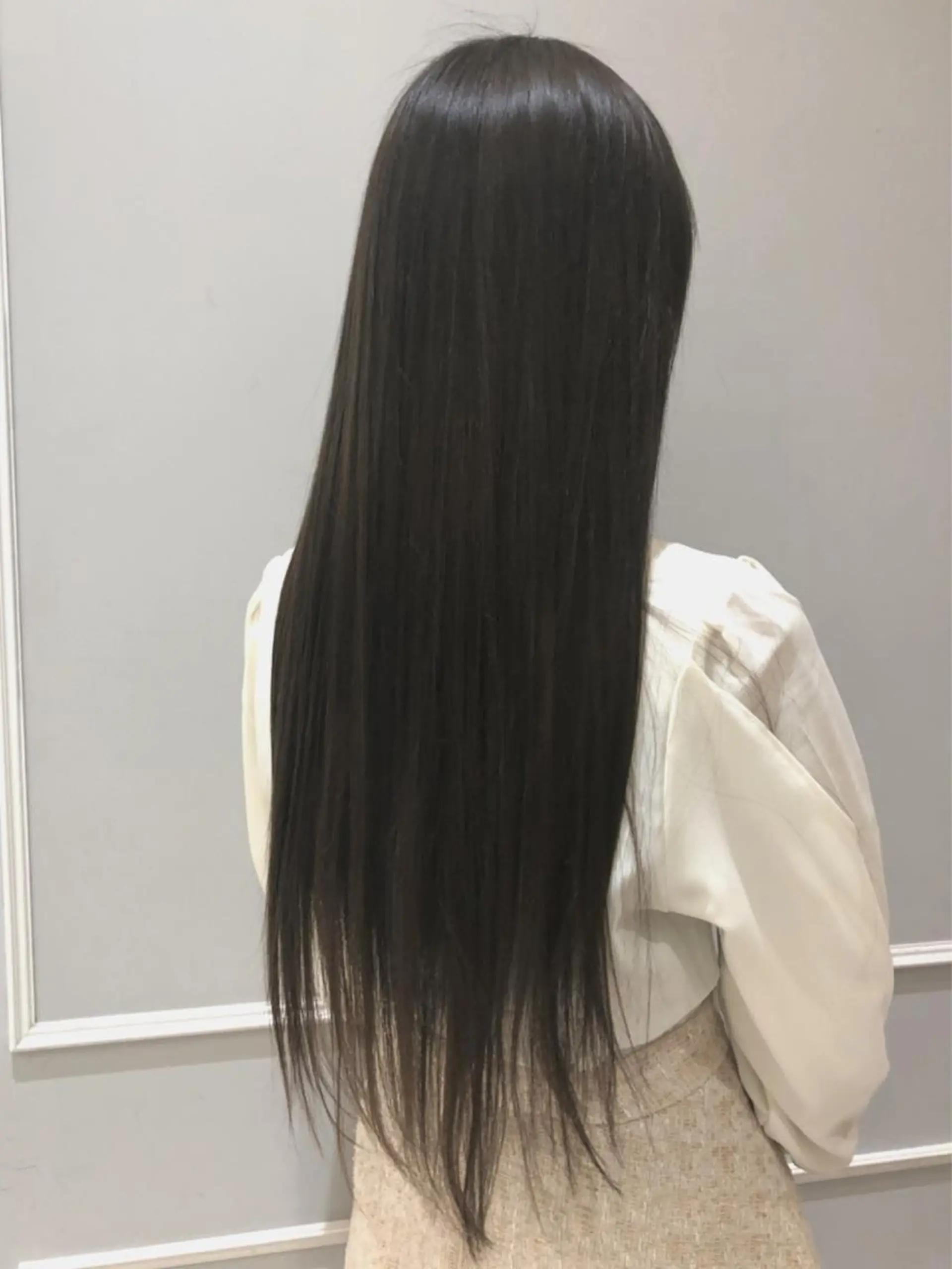 ロング カット トリートメント 似合わせ艶髪カラー ❤️ハダユミのヘアスタイル