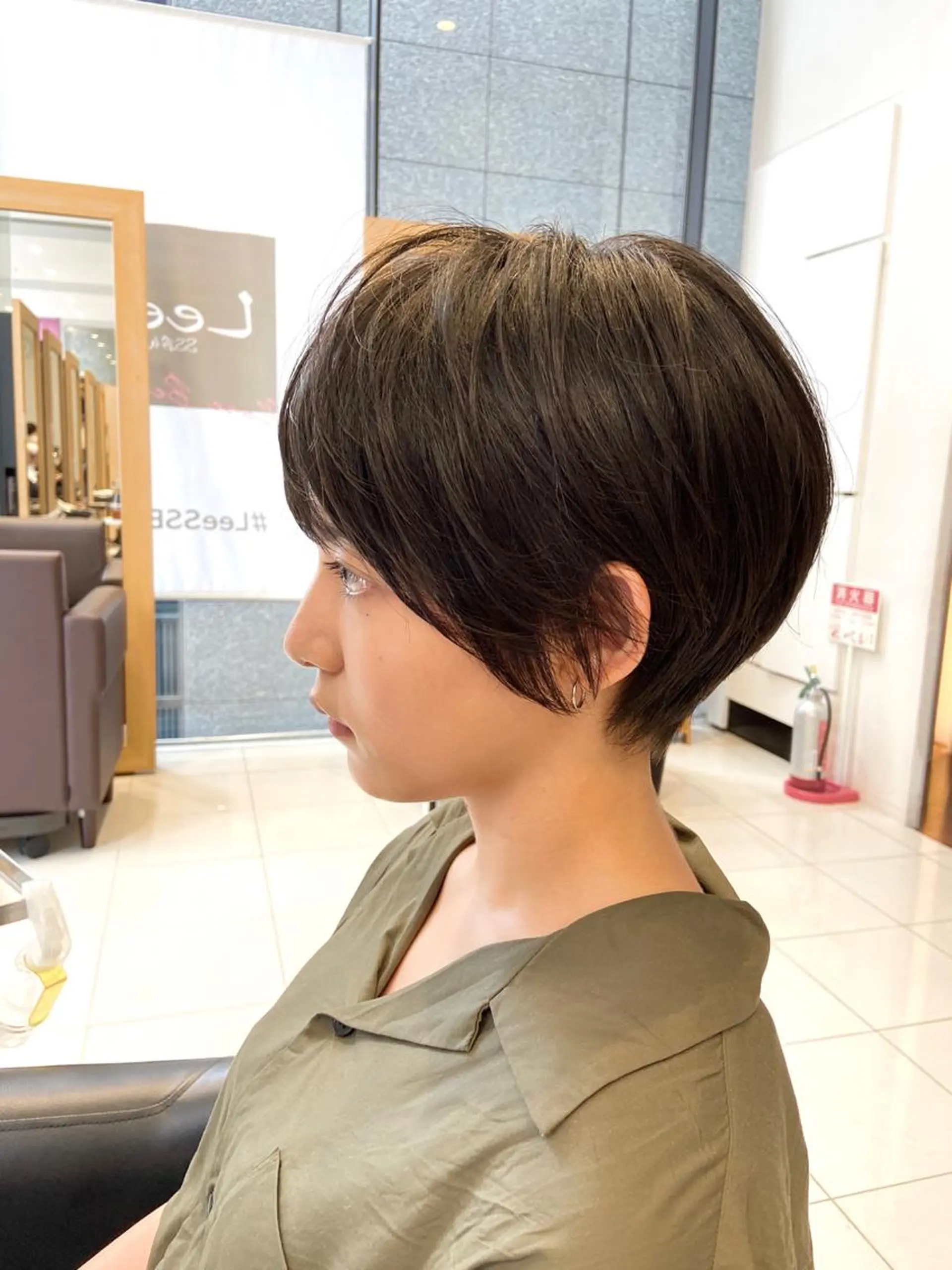 ショート ショート白髪染め無料 ／河瀬謙介のヘアスタイル