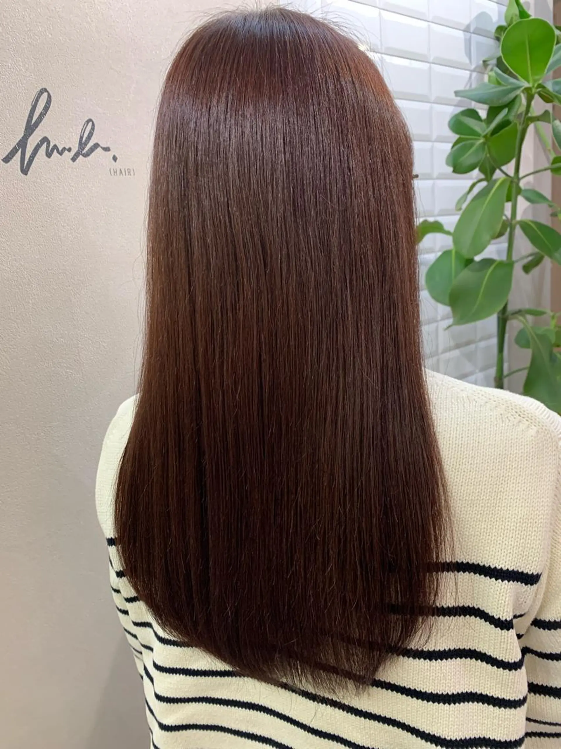 ロング カラー カット ヘアカラー トリートメント hub hair レイヤー/透明感のヘアスタイル