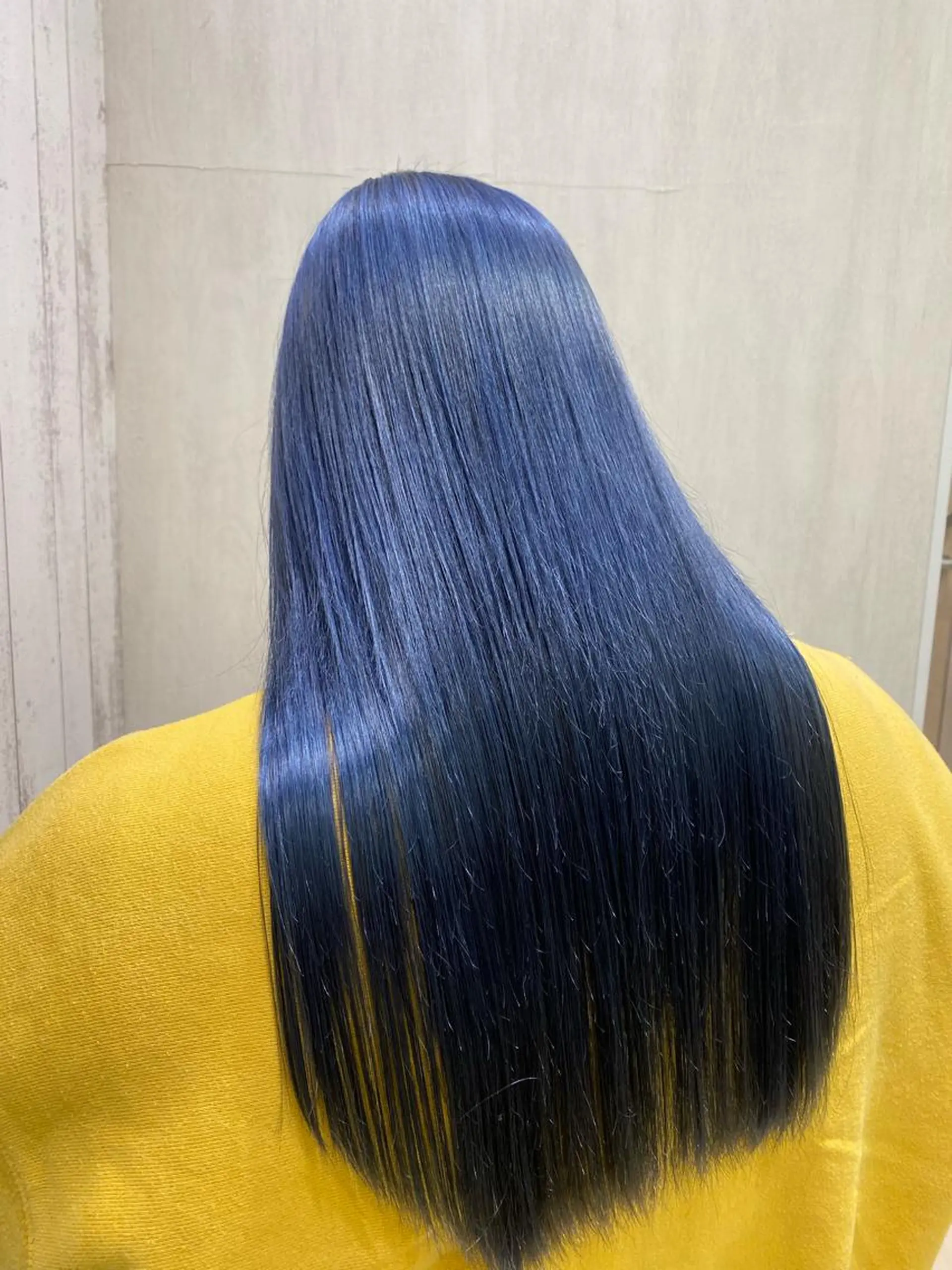 ロング カラー ブルーカラー PROGRESS 🌈✨まい✨🌈のマツエク・マツパデザイン