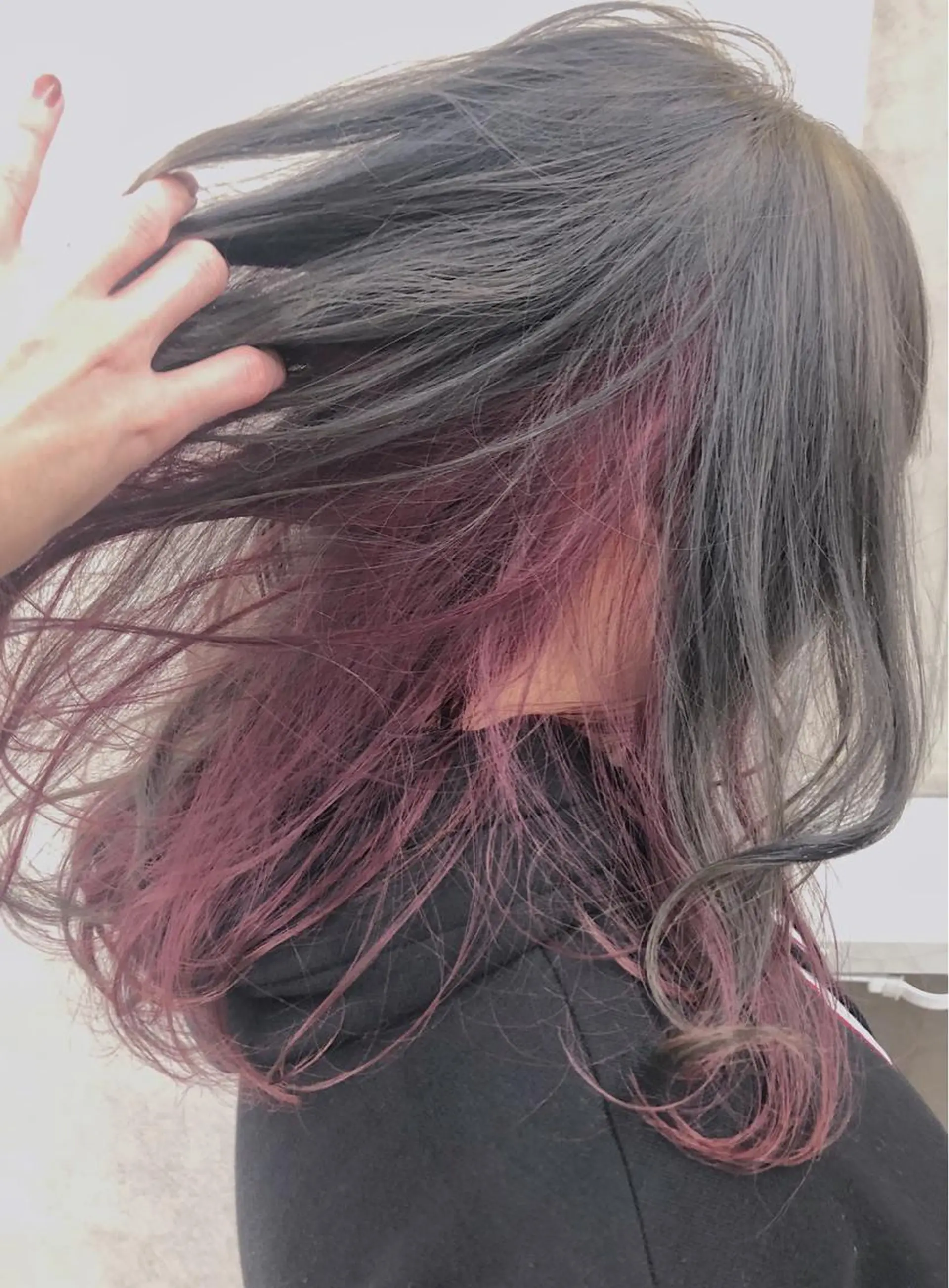 ミディアム カラー 柔らかbeige モトキのヘアスタイル