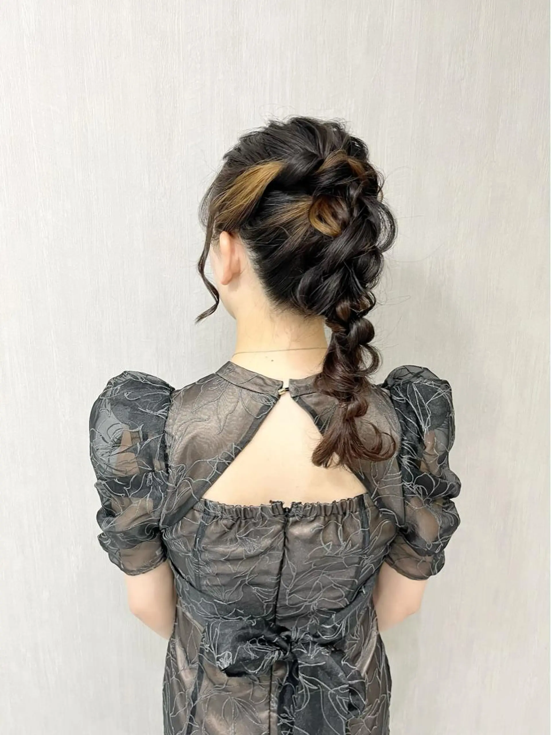 セミロング ヘアアレンジ ヘアセット ヘアセット専門店hair make salon R所属・ヘアセット専門店 Rのヘアスタイル