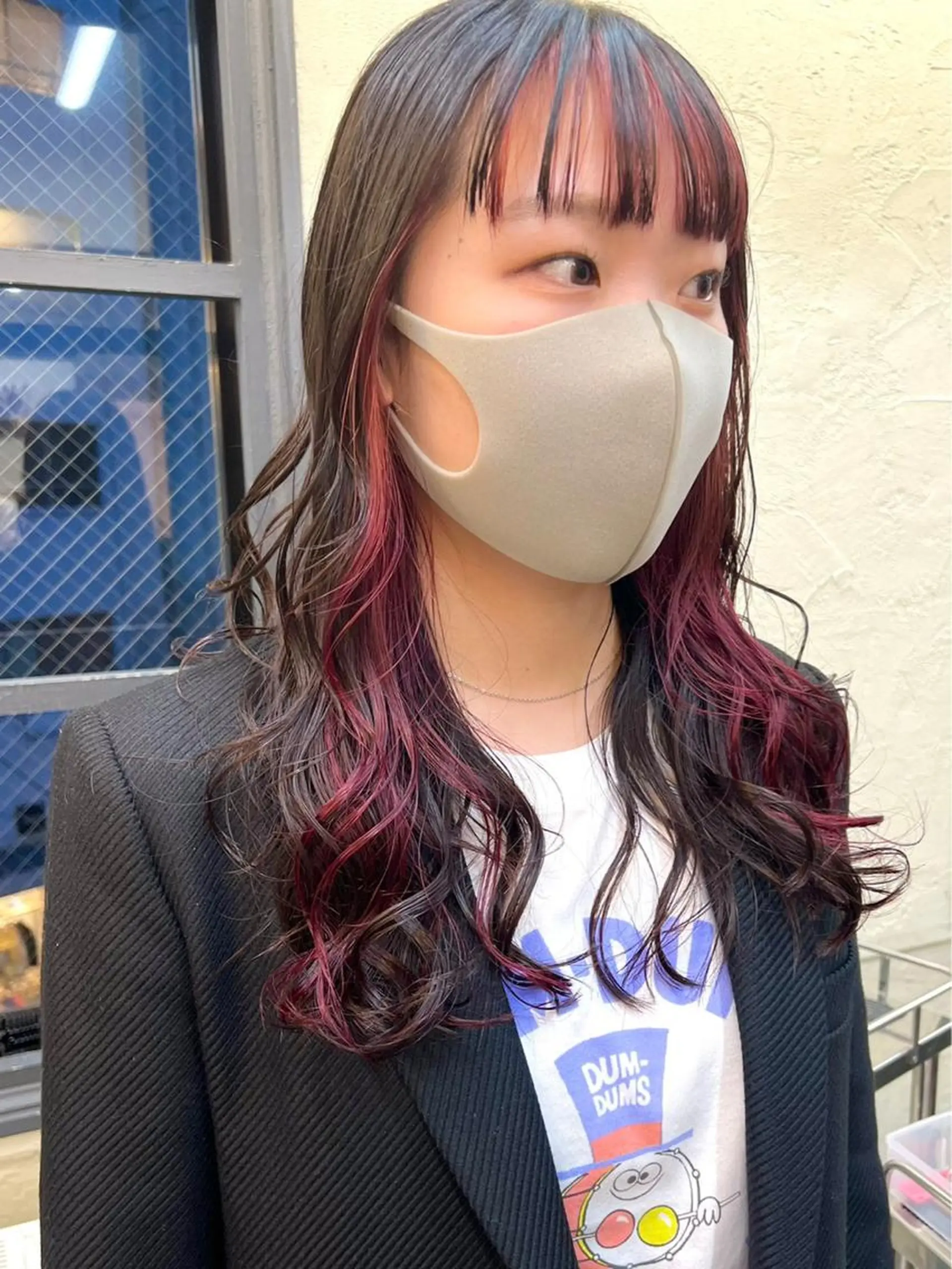 ロング カラー 退色まで透明感ある ダブルカラー/リクのヘアスタイル