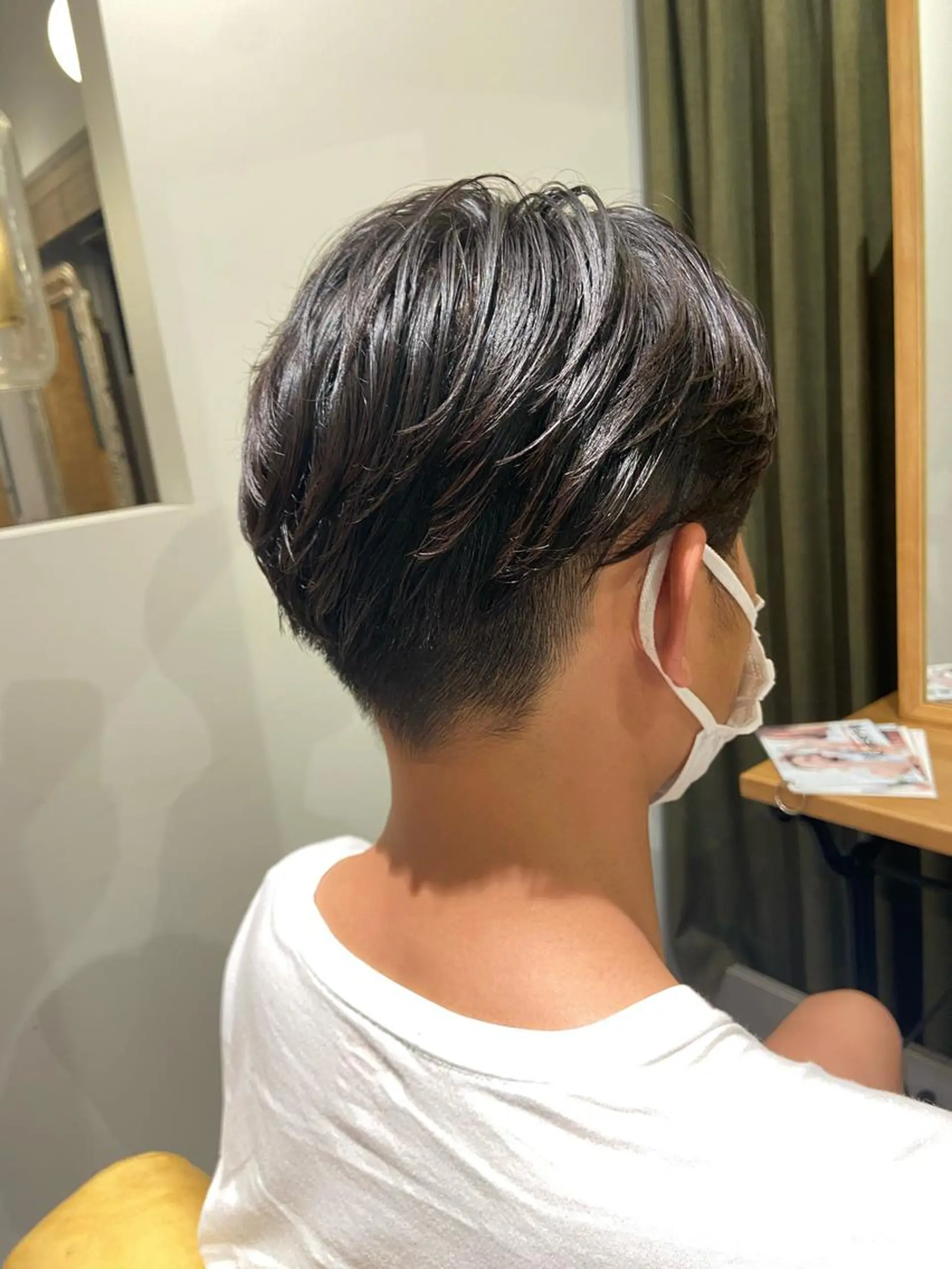 パーマ メンズ センターパート メンズパーマ 滝口 江梨🔅のヘアスタイル