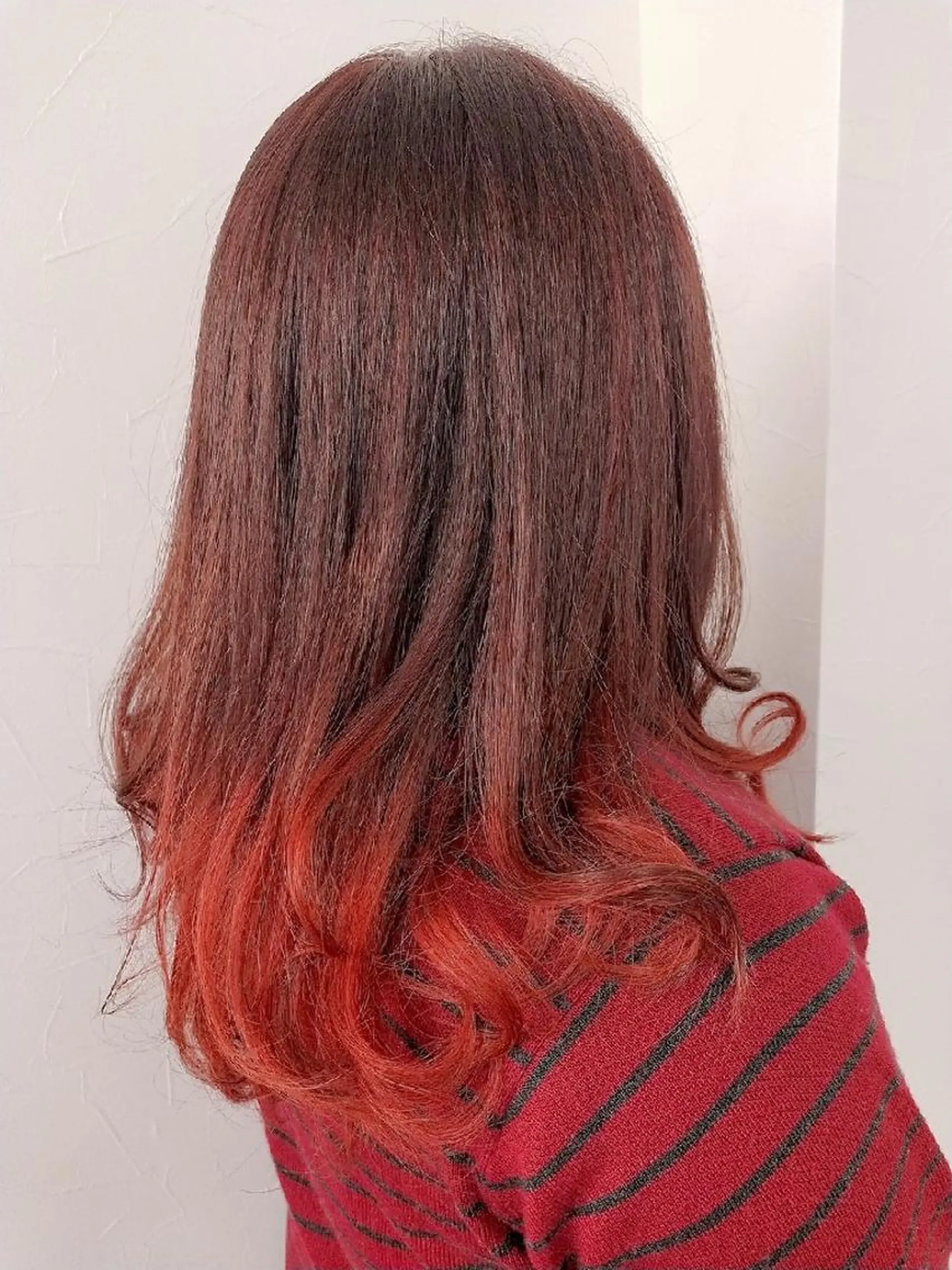 セミロング カラー ブリーチ ブラウンカラー レッドカラー デザインカラー 髪質改善Lilithのその他イメージ