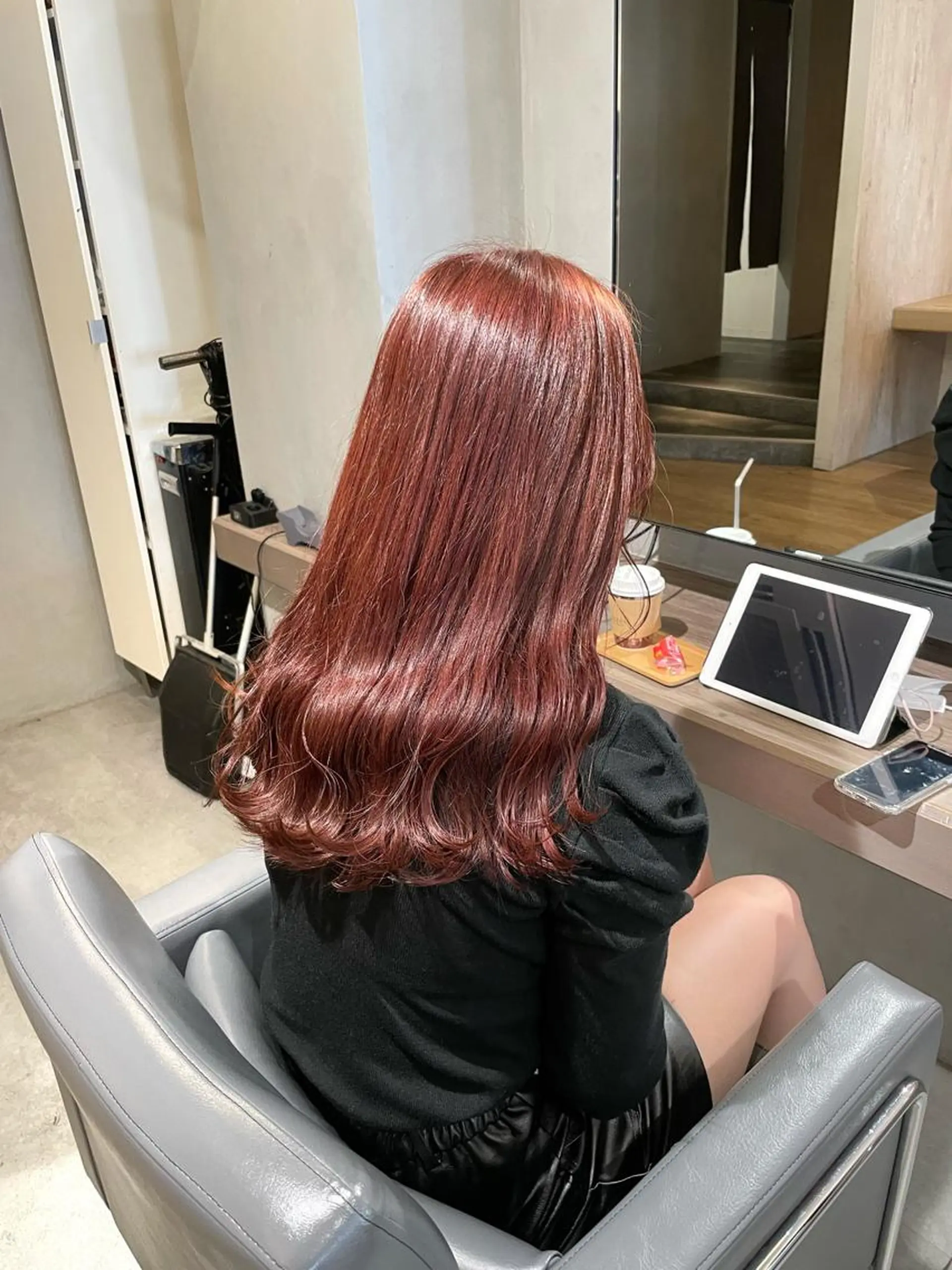 ロング カラー ボブ/パーマ 古家 佑真のヘアスタイル