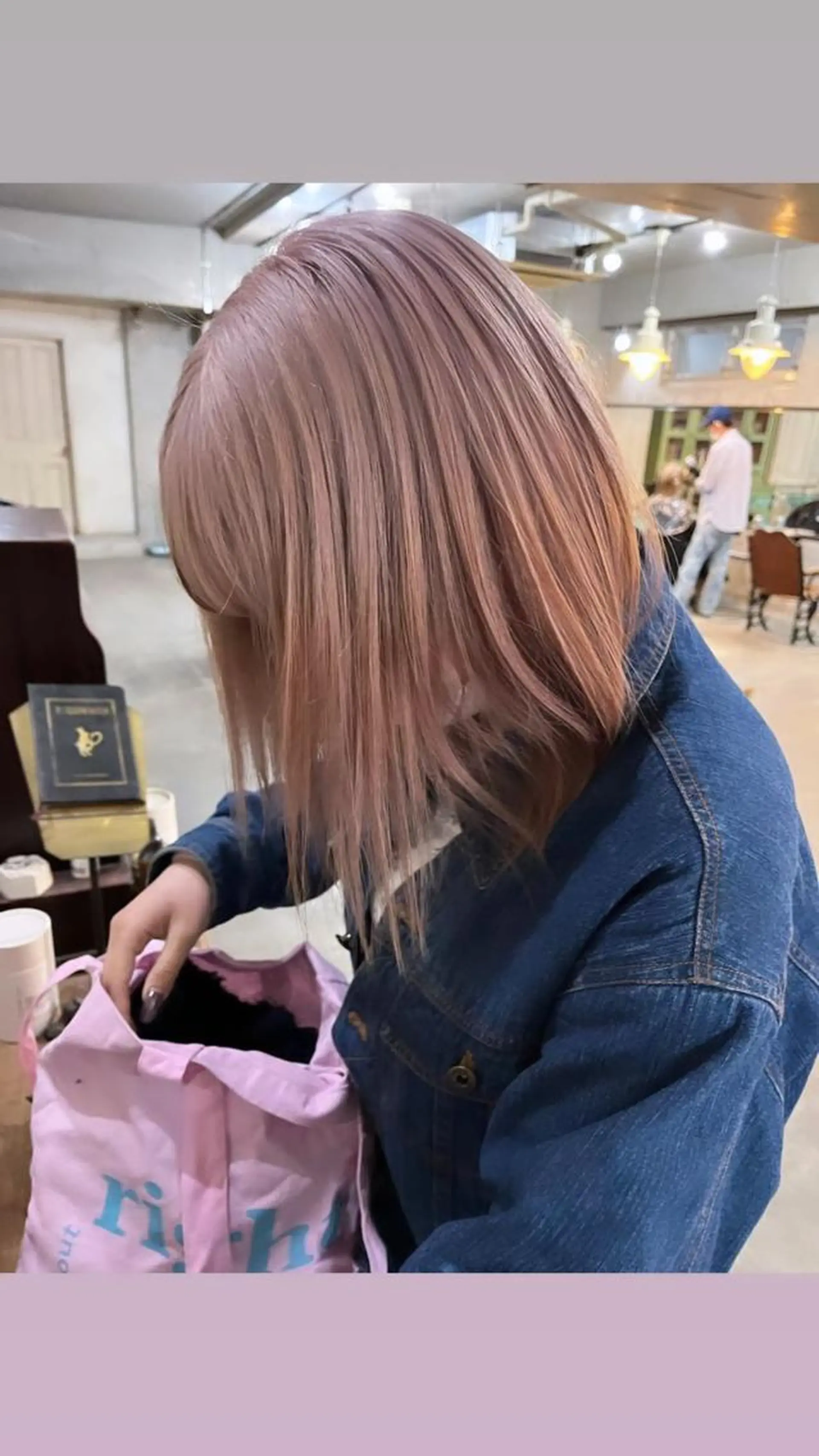 ミディアム カラー 心斎橋美容室 Junのヘアスタイル