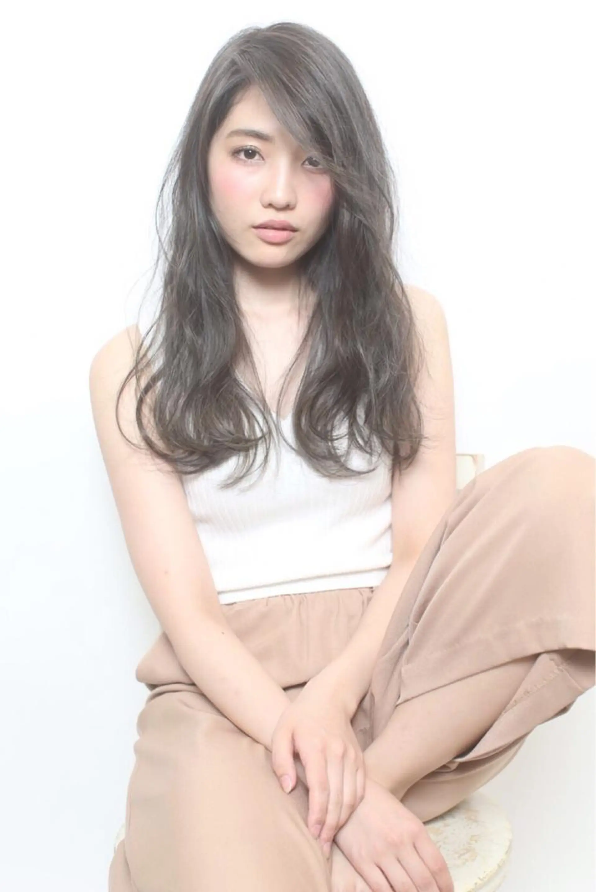 ロング カット トリートメント Eliss 堀江のヘアスタイル