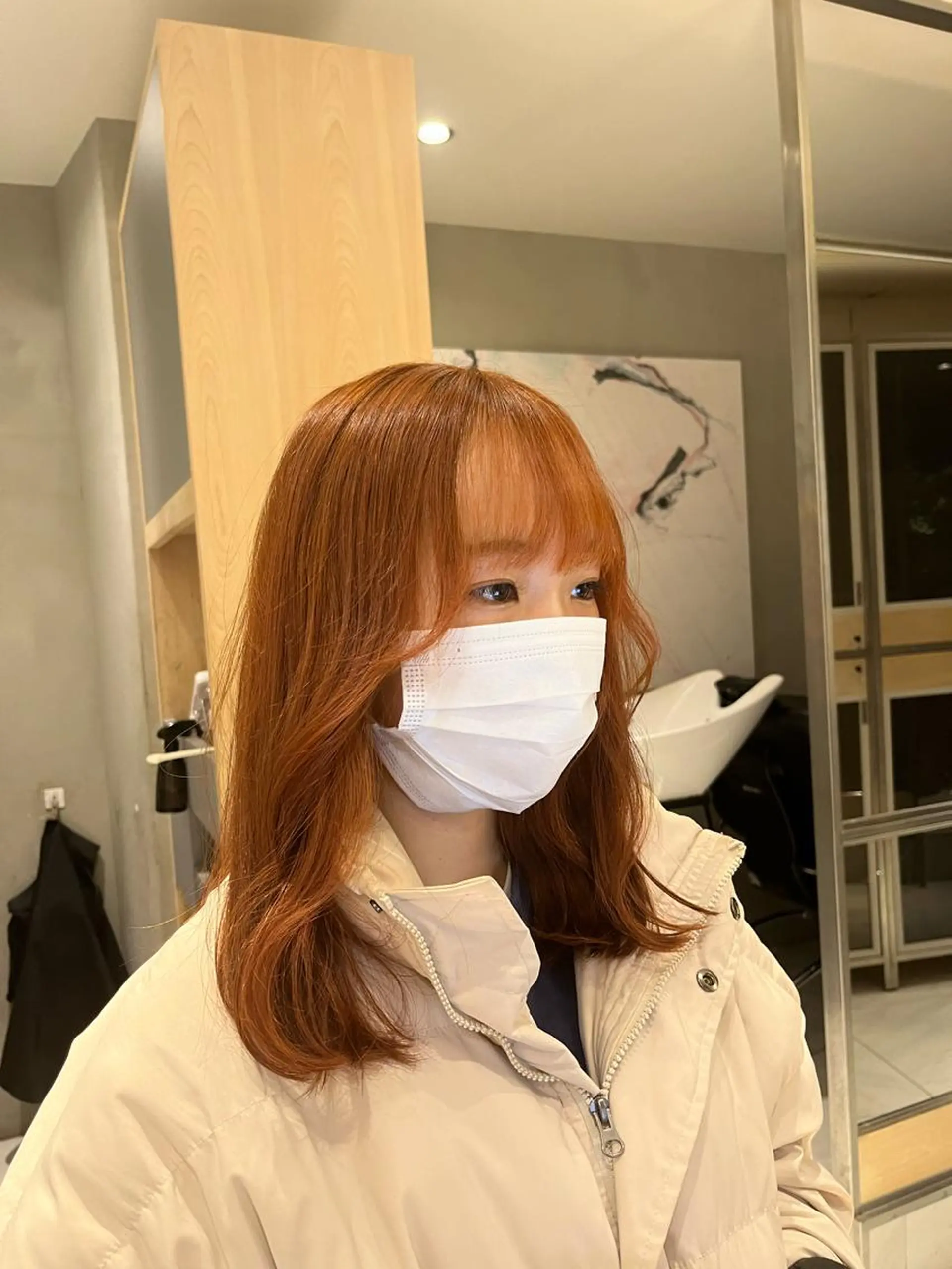 ミディアム カラー カット 🌻暖色カラー🌻 sakuraのヘアスタイル